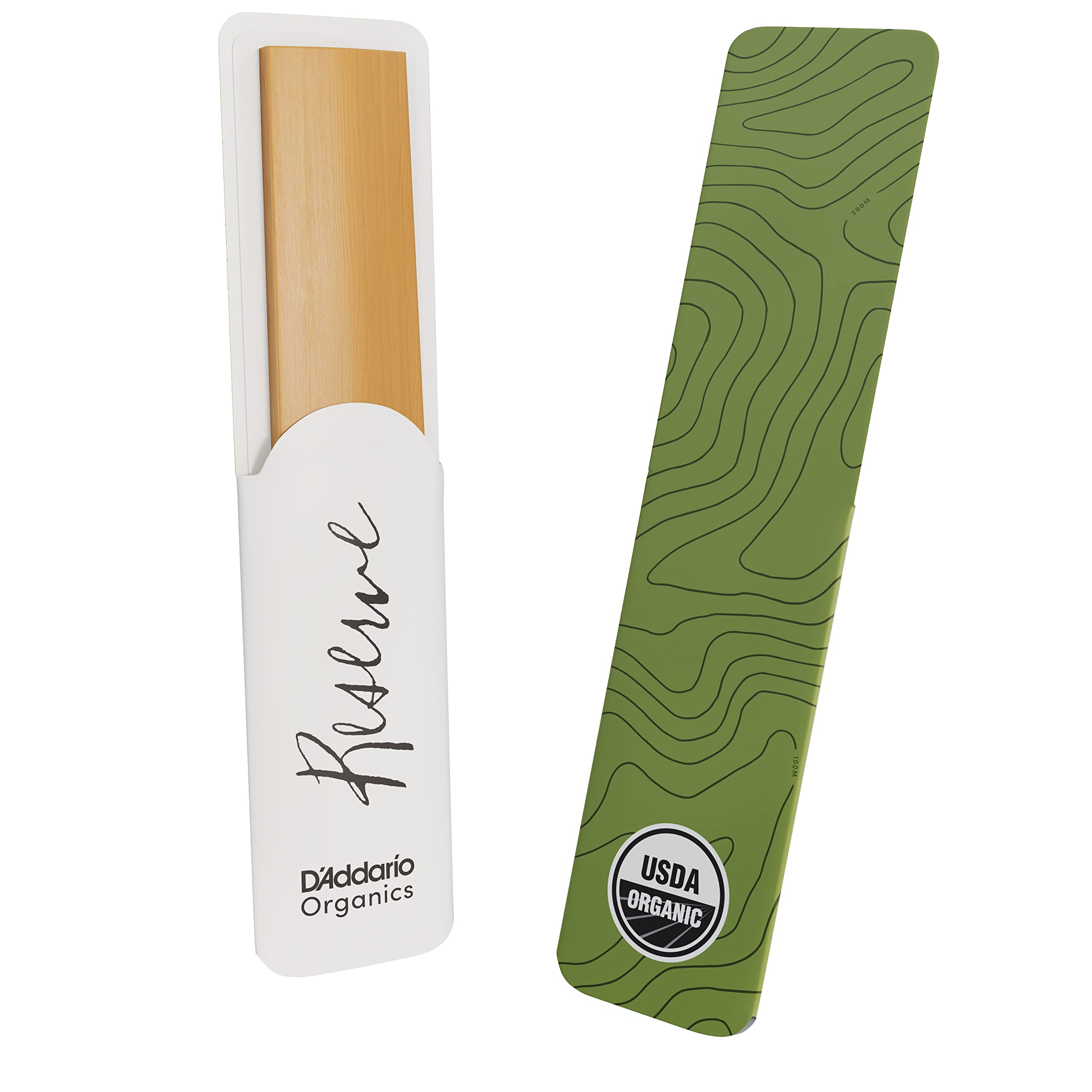 Daddario Organic Reserve Baritone Saxophone Reeds - Sax Reeds - The First  Only Organic Reed - 45 Strength, 10 Pack