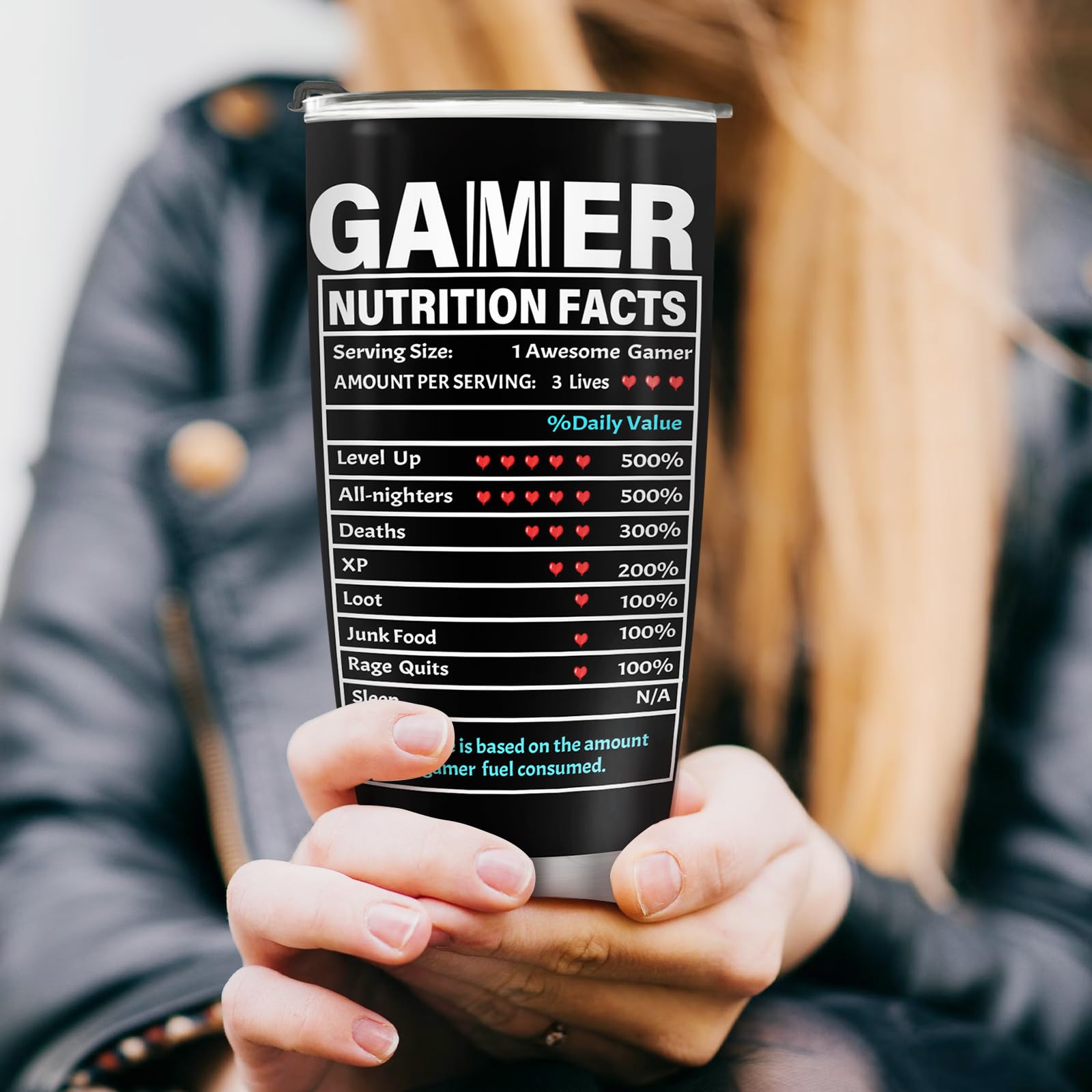 Jekeno Gaming Mug Tumbler Boys Gifts - Kids Teens Men Gamer Gamepad Presents Game Controller Travel Coffee Cup For Boyfriend Son