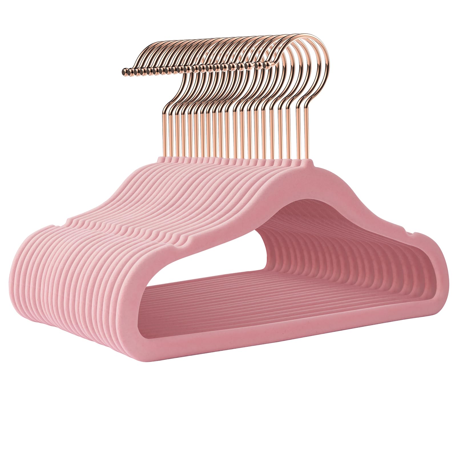 Ulimart Baby Hangers Velvet 50 Pack-11.4 Inch,Baby Clothes Hangers Non Slip, Baby Hangers For Closet,Sturdy Infant/Toddler Hange