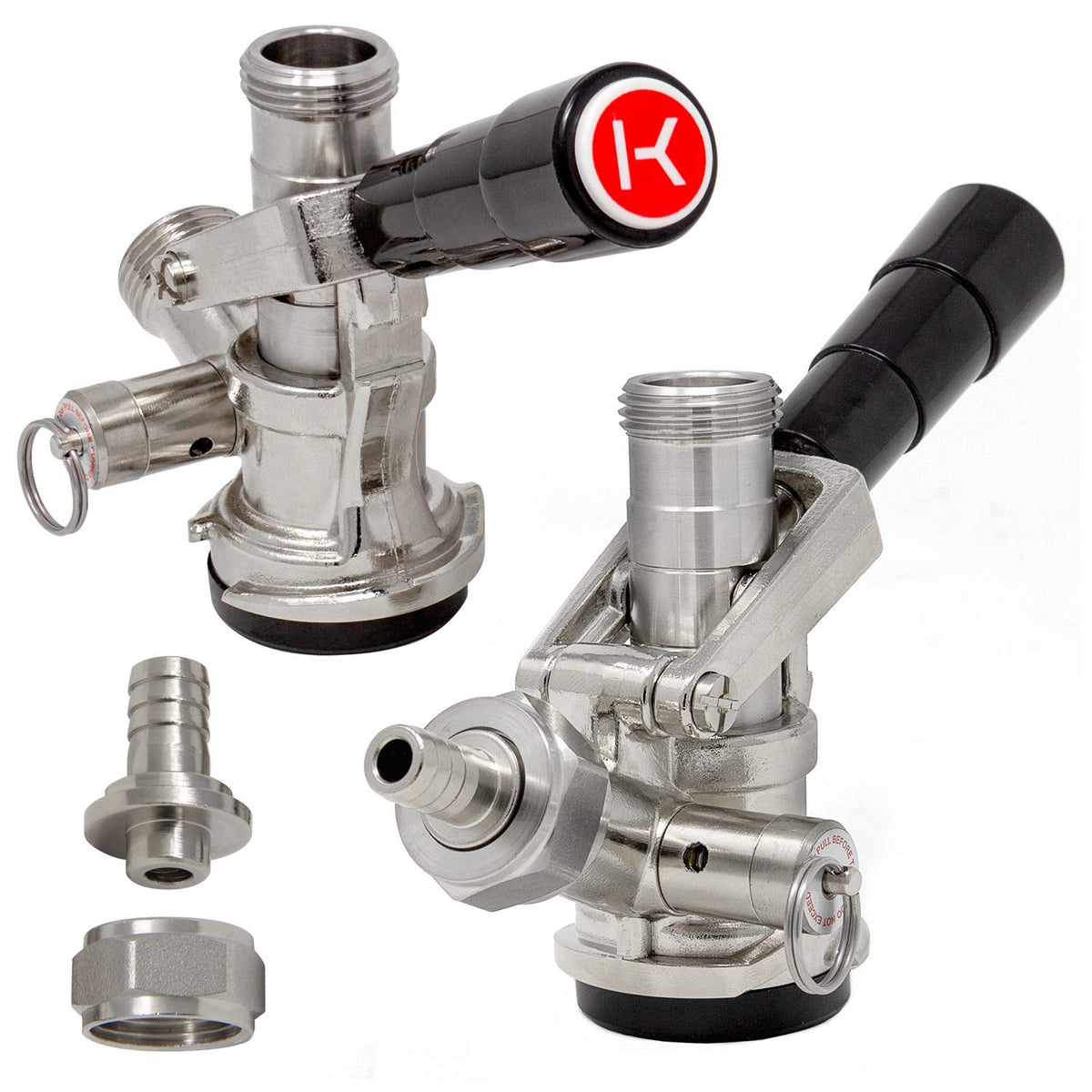 Kegco Kc Kt85D-L Keg Coupler D System, Black