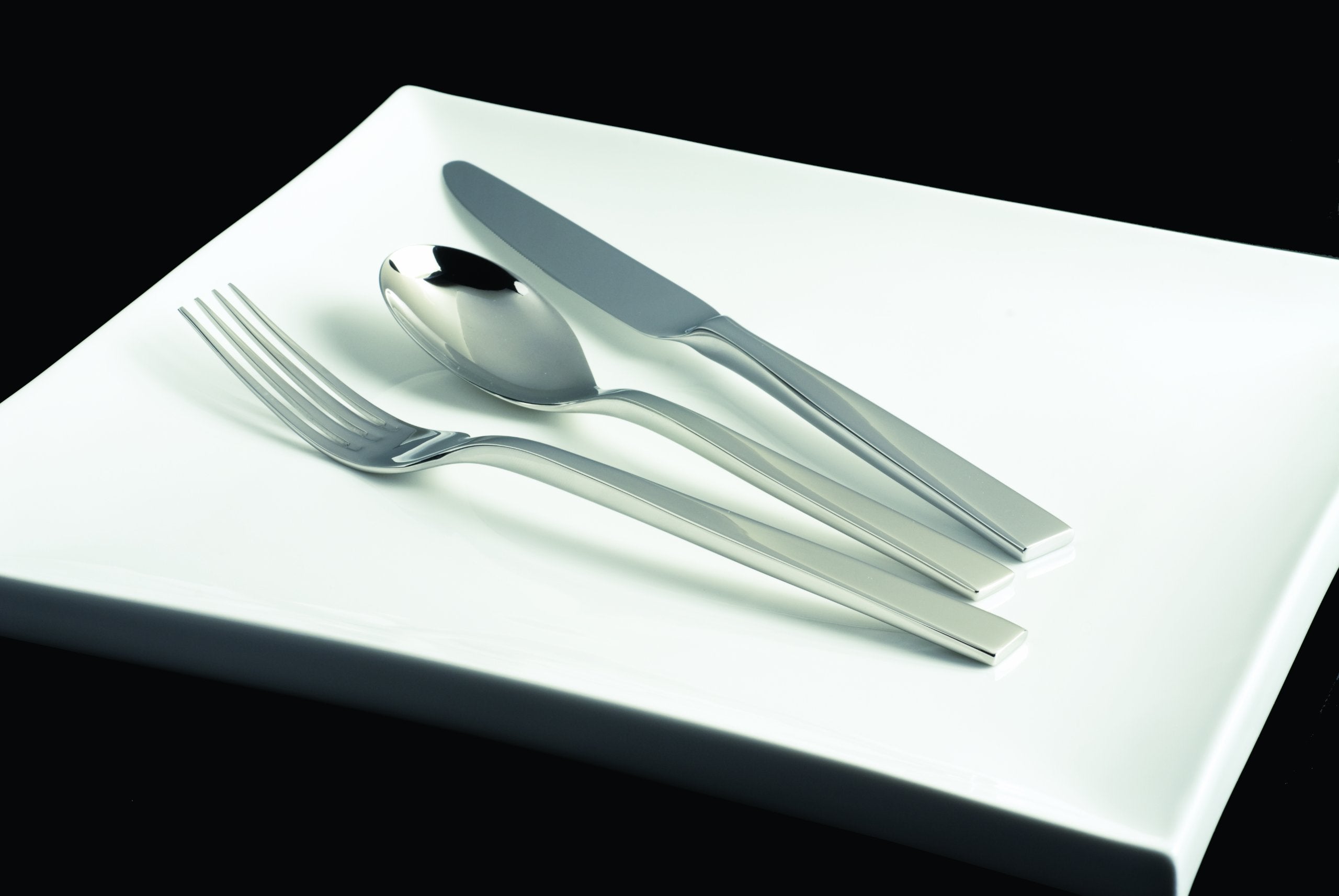 Fortessa Spada 18/10 Stainless Steel Flatware 20 Piece Place Setting, Service For 4