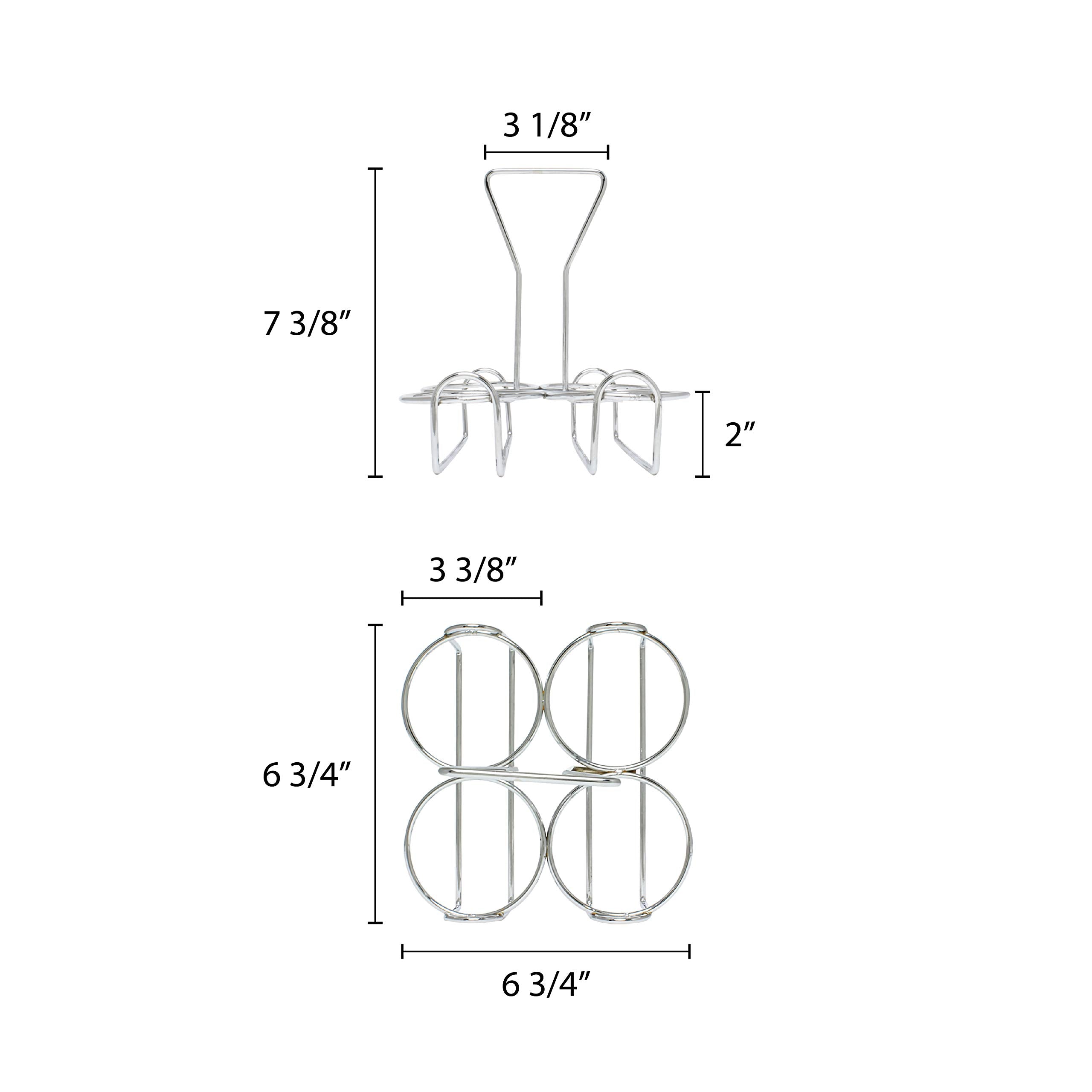 Thunder Group 4 Holes Condiment Jar Holder