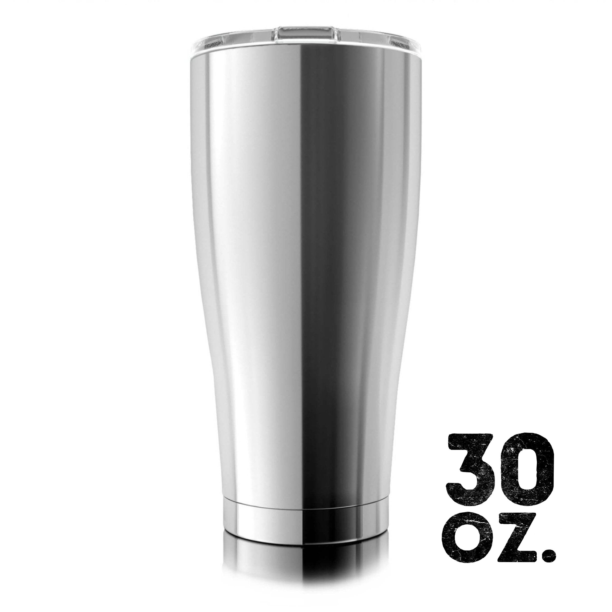 Seriously Ice Cold Sic 30Oz Insulated Travel Tumbler Mug, Premium Double Wall Stainless Steel, Leak Proof Bpa Free Lid (Stainles