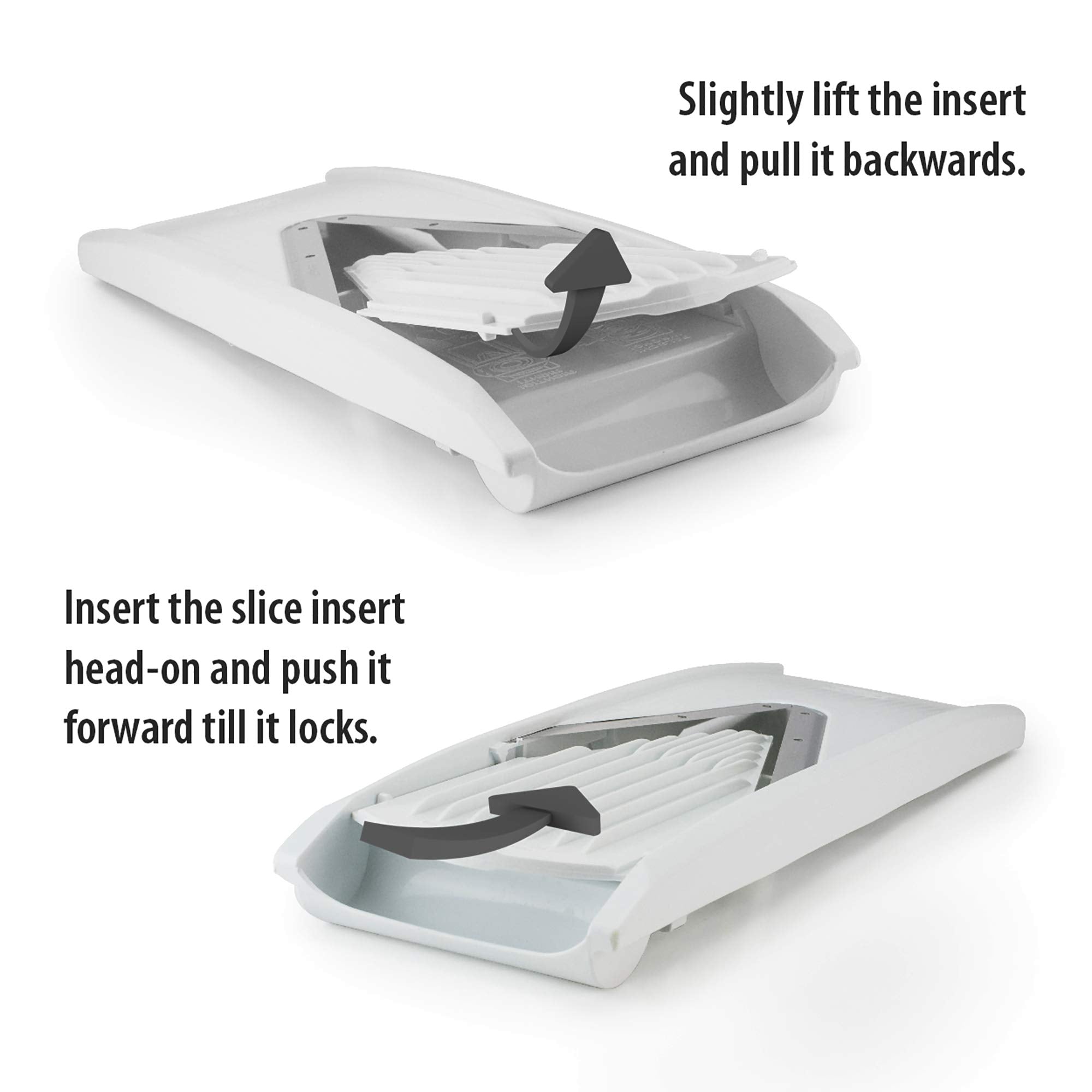 Swissmar V-Prep Mandoline Slicer, White