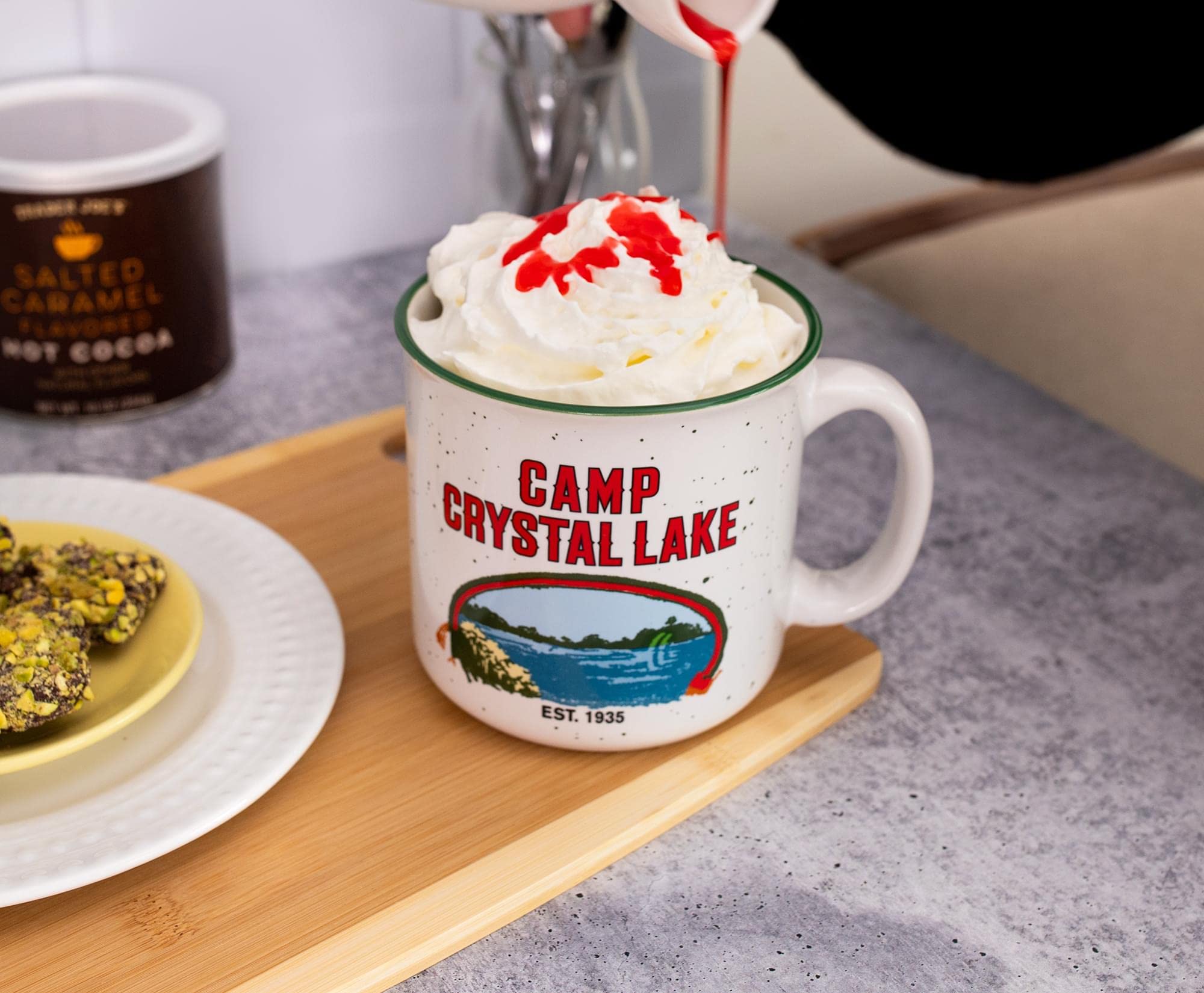 Friday The 13Th Crystal Lake Ceramic Camper Mug | Holds 20 Ounces