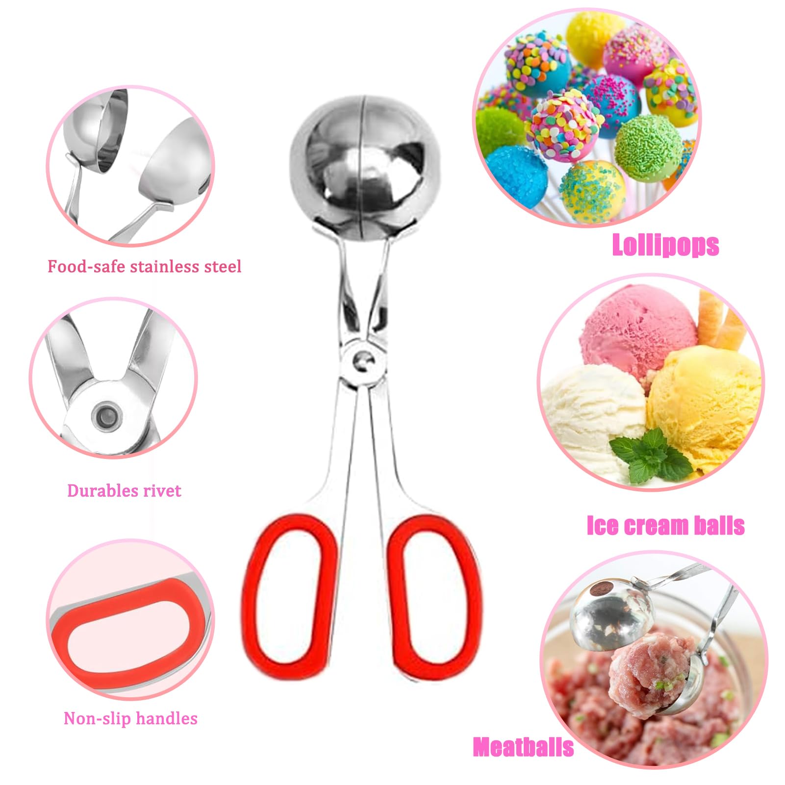 605Pcs Cake Pop Kit,Silicone Lollipop Molds Including Lollipop Sticks,Measuring Cup,Treat Bags,Twist Ties,Decorating Pen,Round M