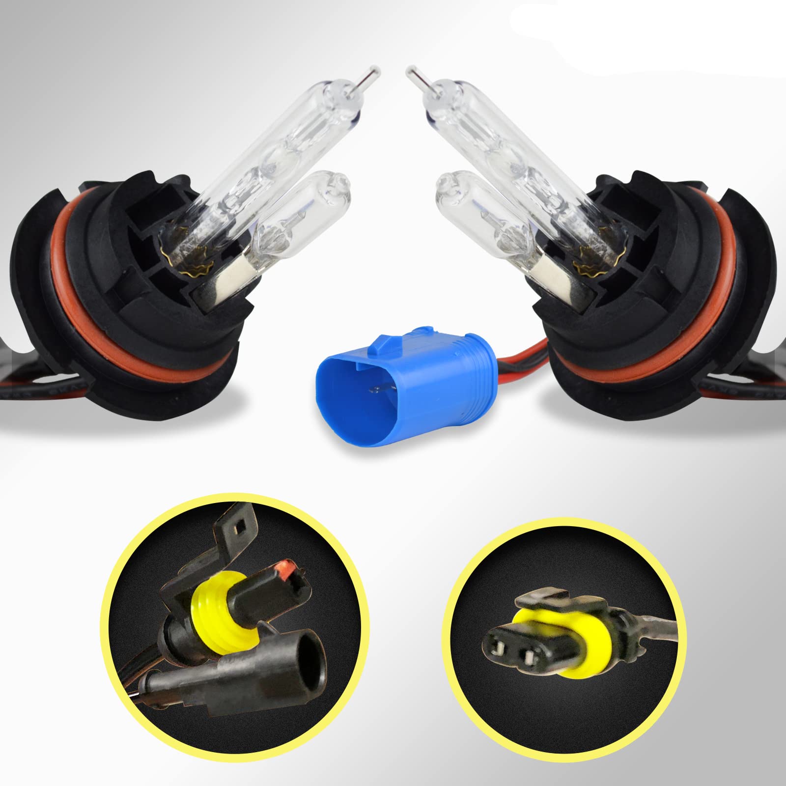 Innovited Hid Xenon 9004 9007 3000K (Low Hidhigh Halogen) Replacement Bulbs (1 Pair) Golden Yellow