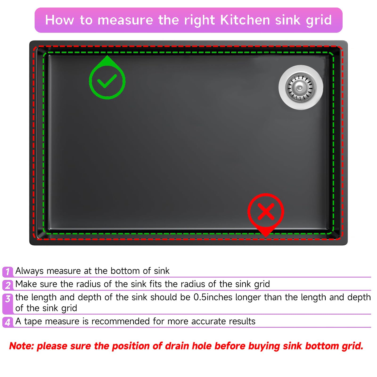 Dpzm Stainless Steel Sink Protectors For Kitchen Sink, 23.2'' X11.6'' Sink Racks Compatible With Kohler Whitehaven K-6486 And K-