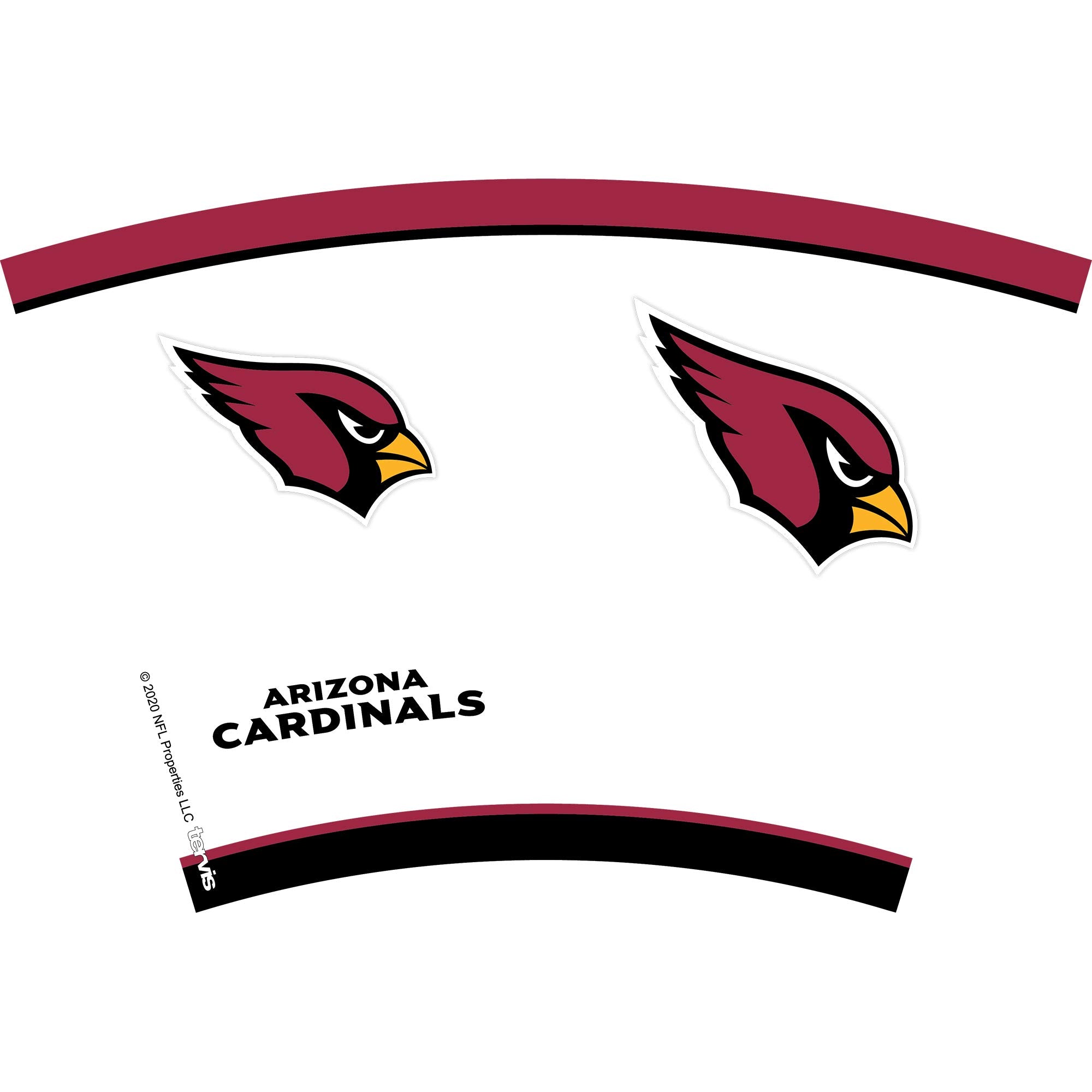 Tervis Nfl Arizona Cardinals-Tradition Insulated Tumbler, 24Oz, Black