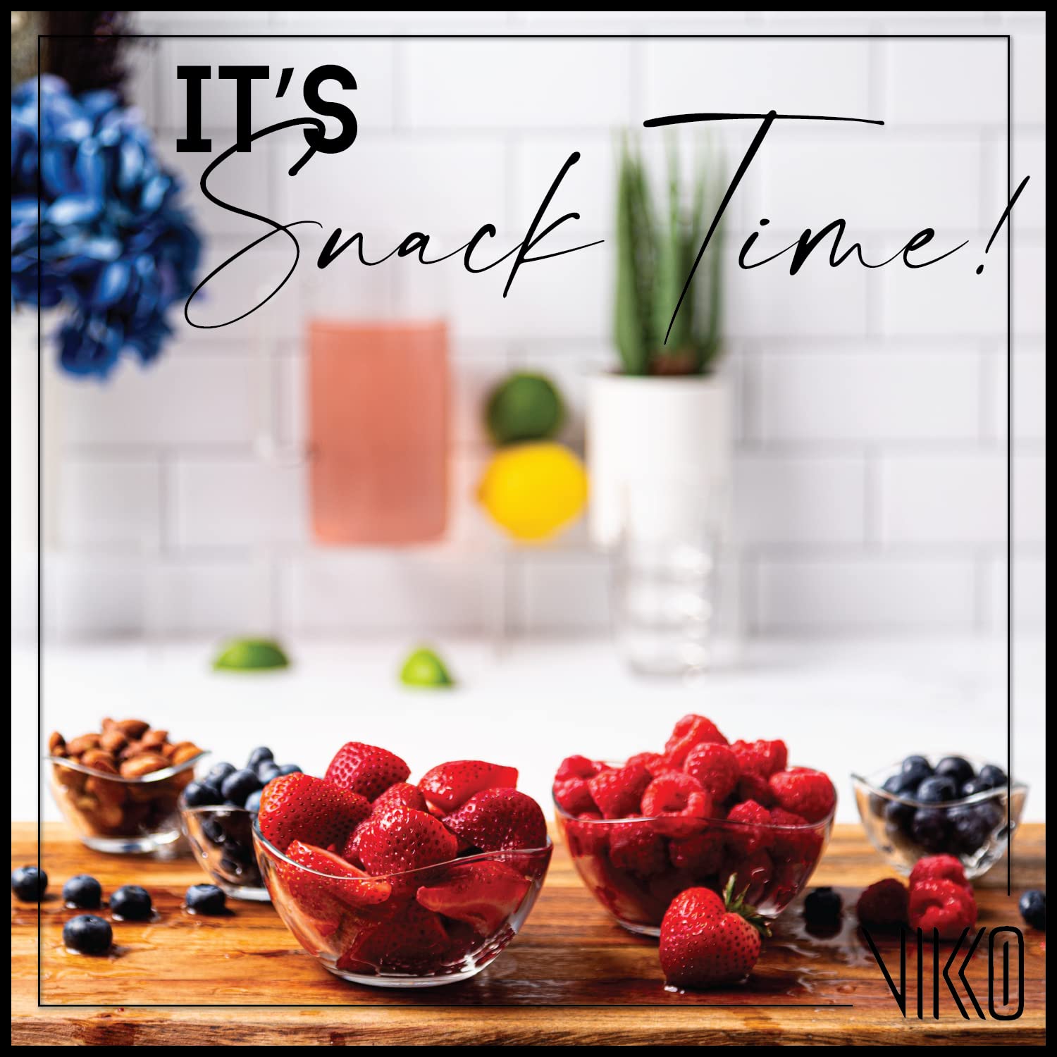 Vikko Glass Bowls, Set Of 6 Decorative Glass Dessert Bowls, 7 Ounce Glass Dish For Dessert, Candy, Kitchen Prep, Dishwasher Safe