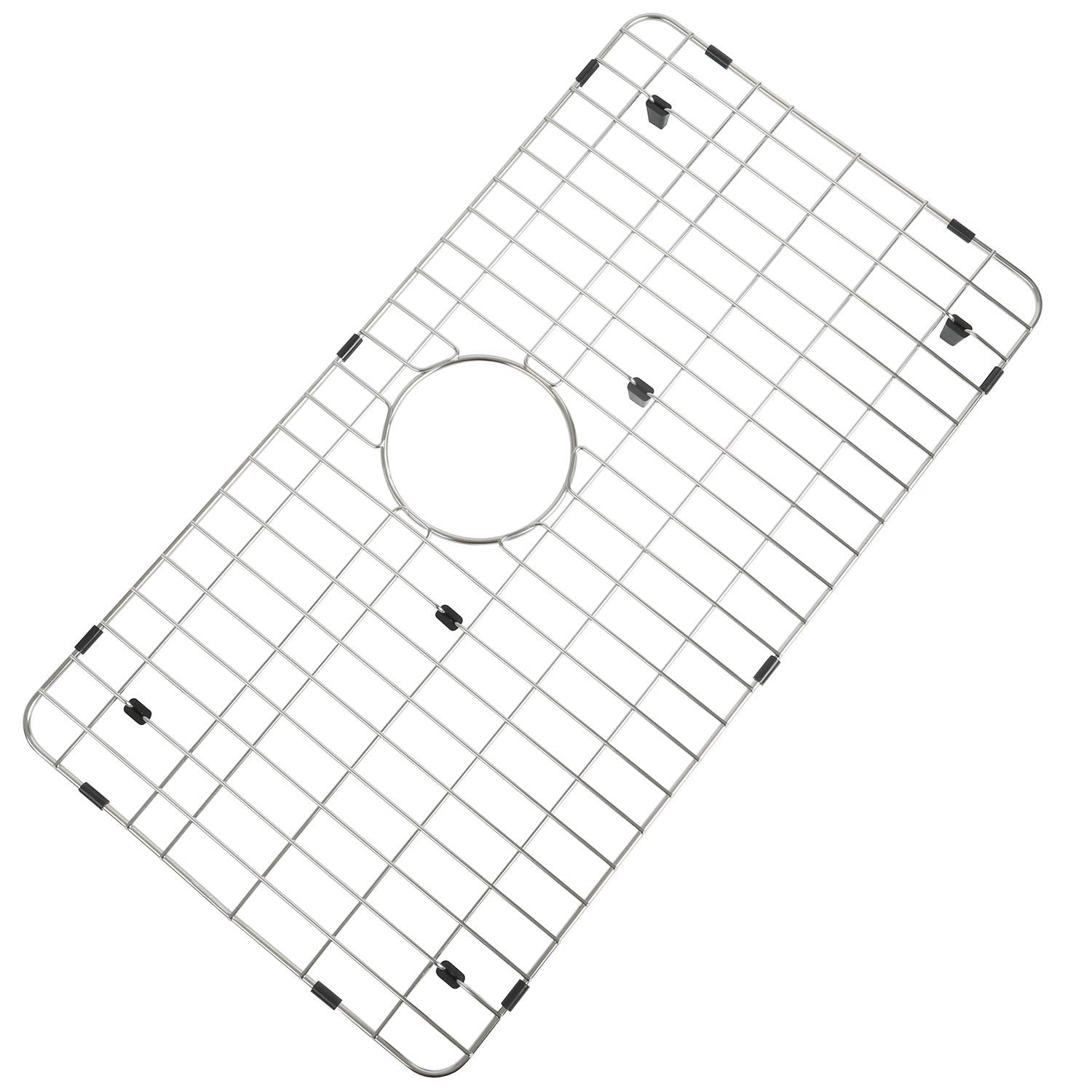 Monsinta Kitchen Sink Grid And Sink Protectors, Stainless Steel Sink Grids For Bottom Of Kitchen Sink, 26'' X 14'' With Rear Dra