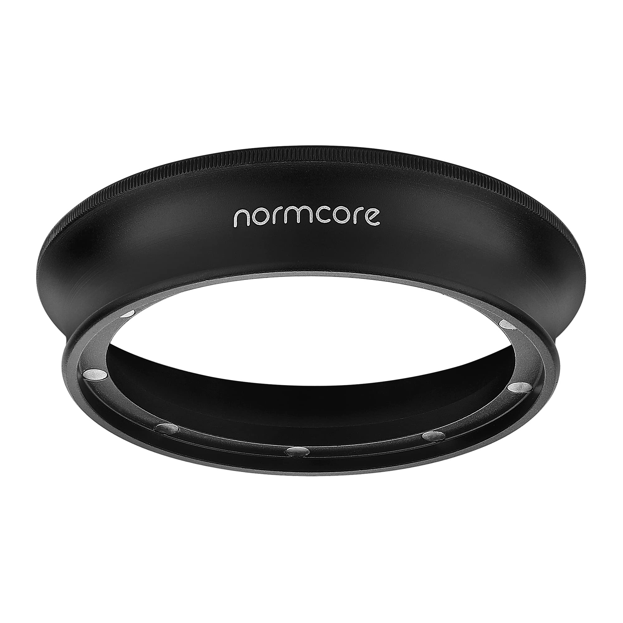 Normcore 58Mm Magnetic Dosing Funnel V2 - Espresso Coffee Dosing Ring - 18Mm Anodized Aluminum With 9 Magnetized Steel Compatibl