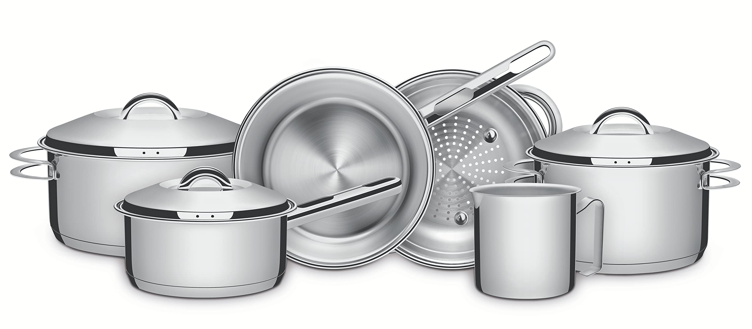 Tramontina 65510200 Cookware Set, stainless_steel