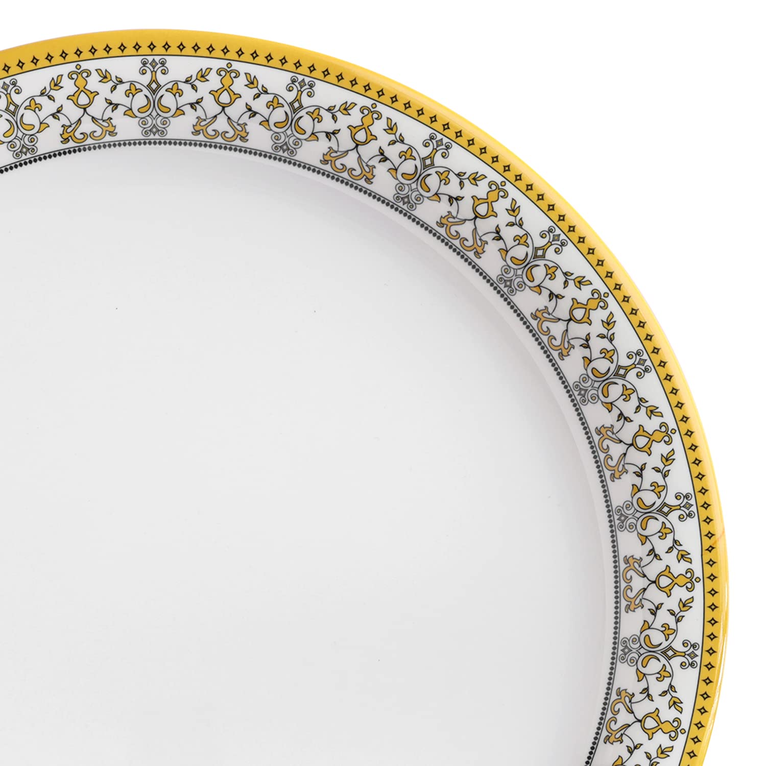 Superware | Pure Melamine | Dinner Plate Set  Forgetmenot 11 (6 Nos.) | Stain Free, Glazed Finish