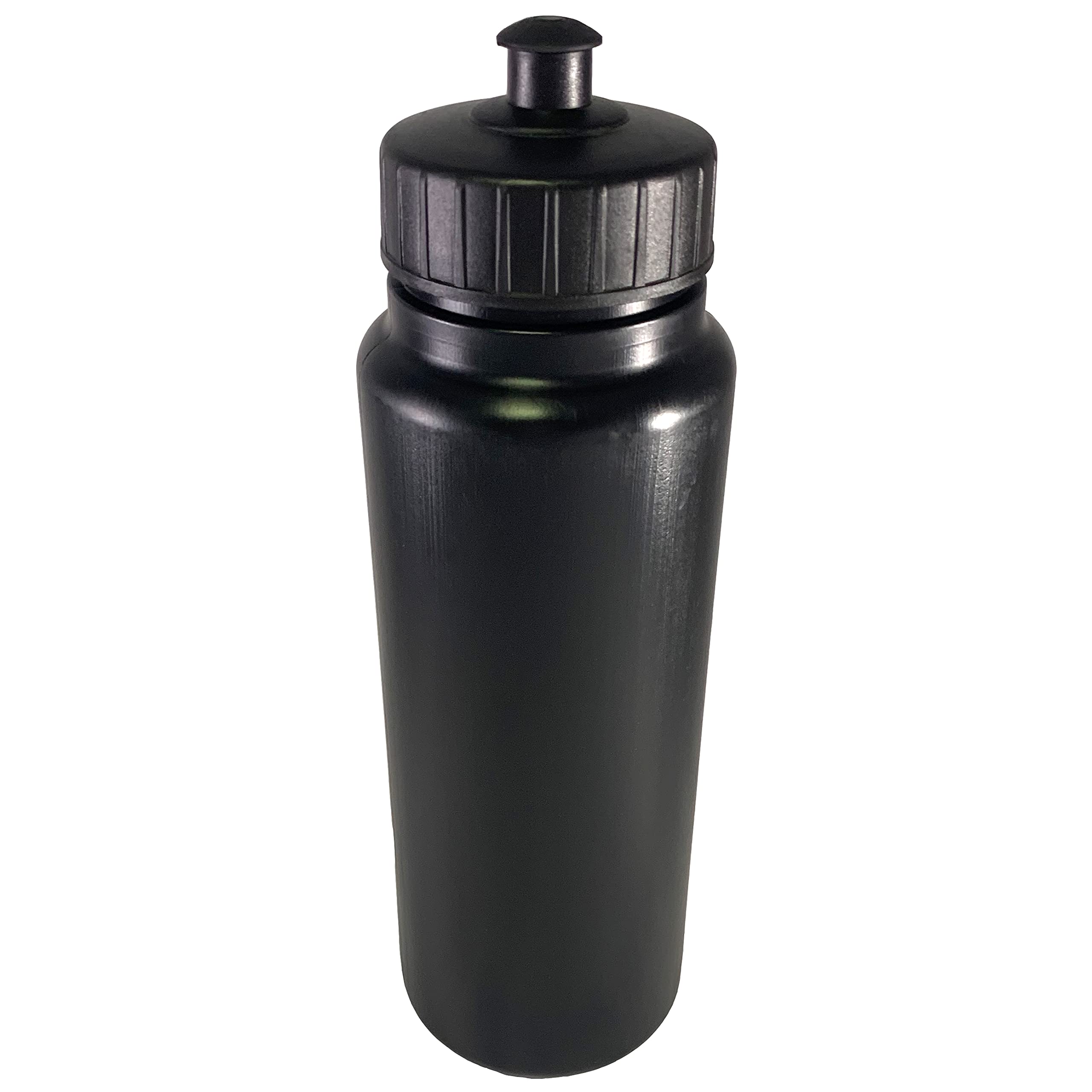 Inglasco SherWood, Black 1000ml Tallboy Sports Water Bottle, with Black Short Pull Top Lid
