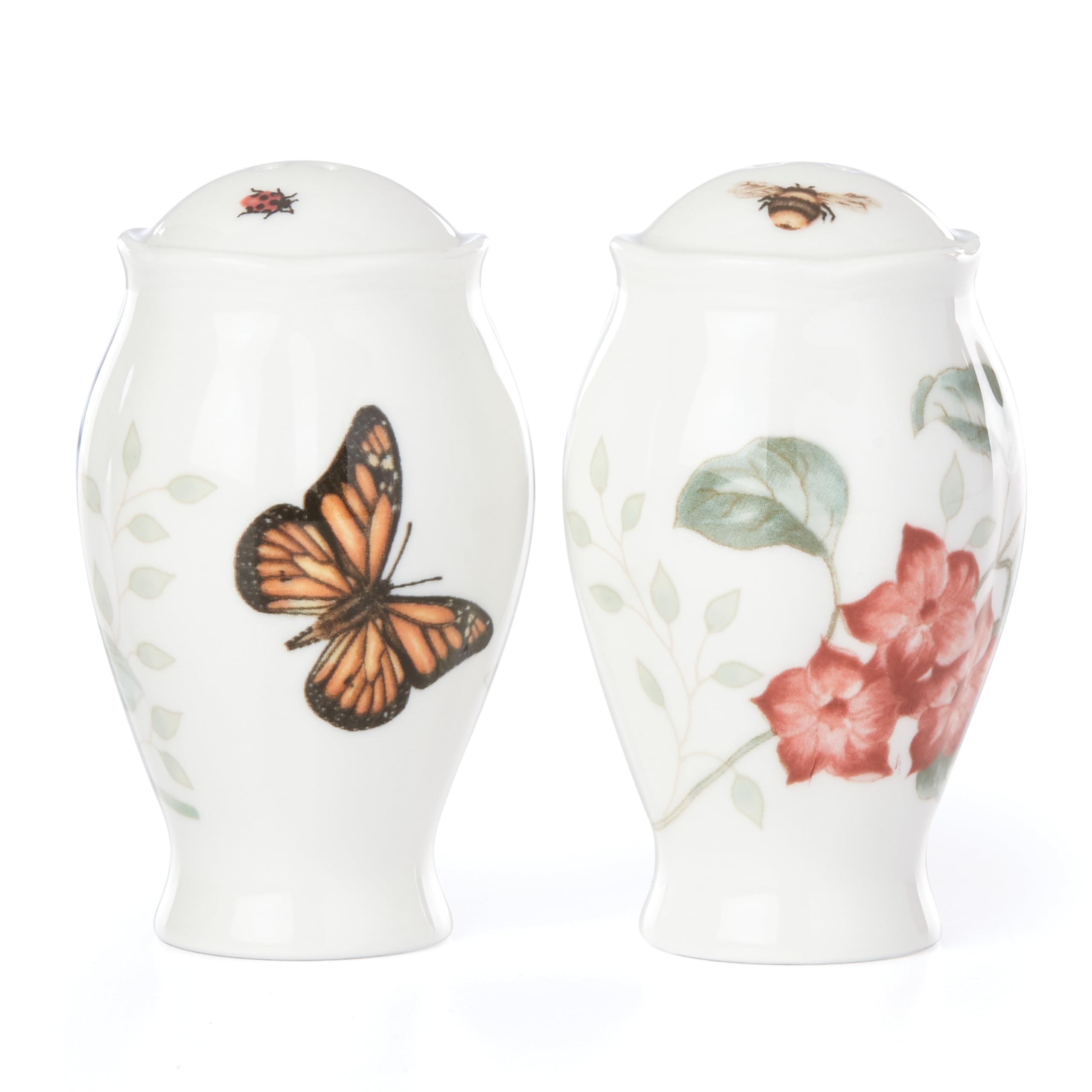 Lenox Butterfly Meadow Salt & Pepper Shakers  0.65 LB  Multi