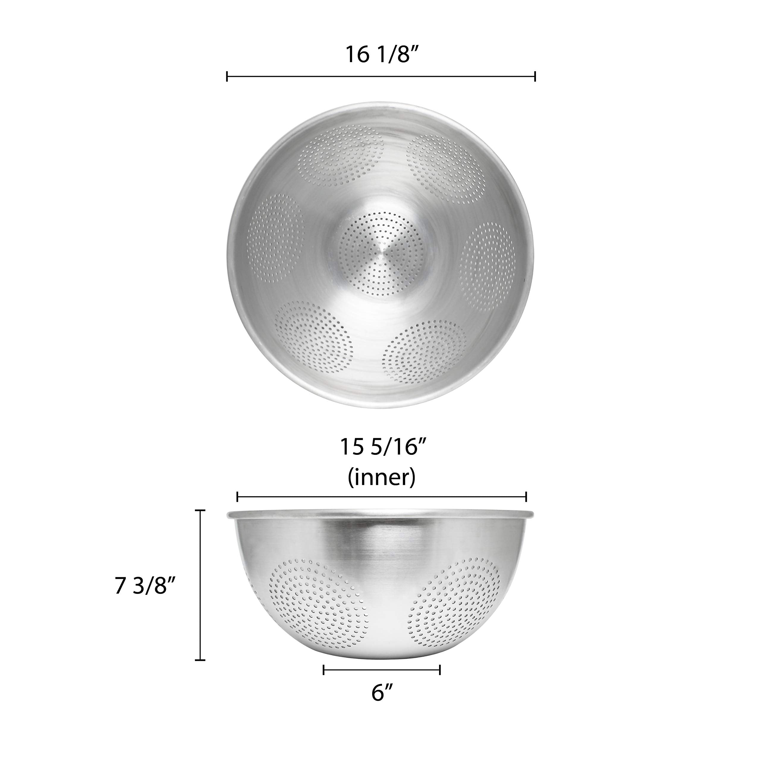 Thunder Group Colander, 15-Quart