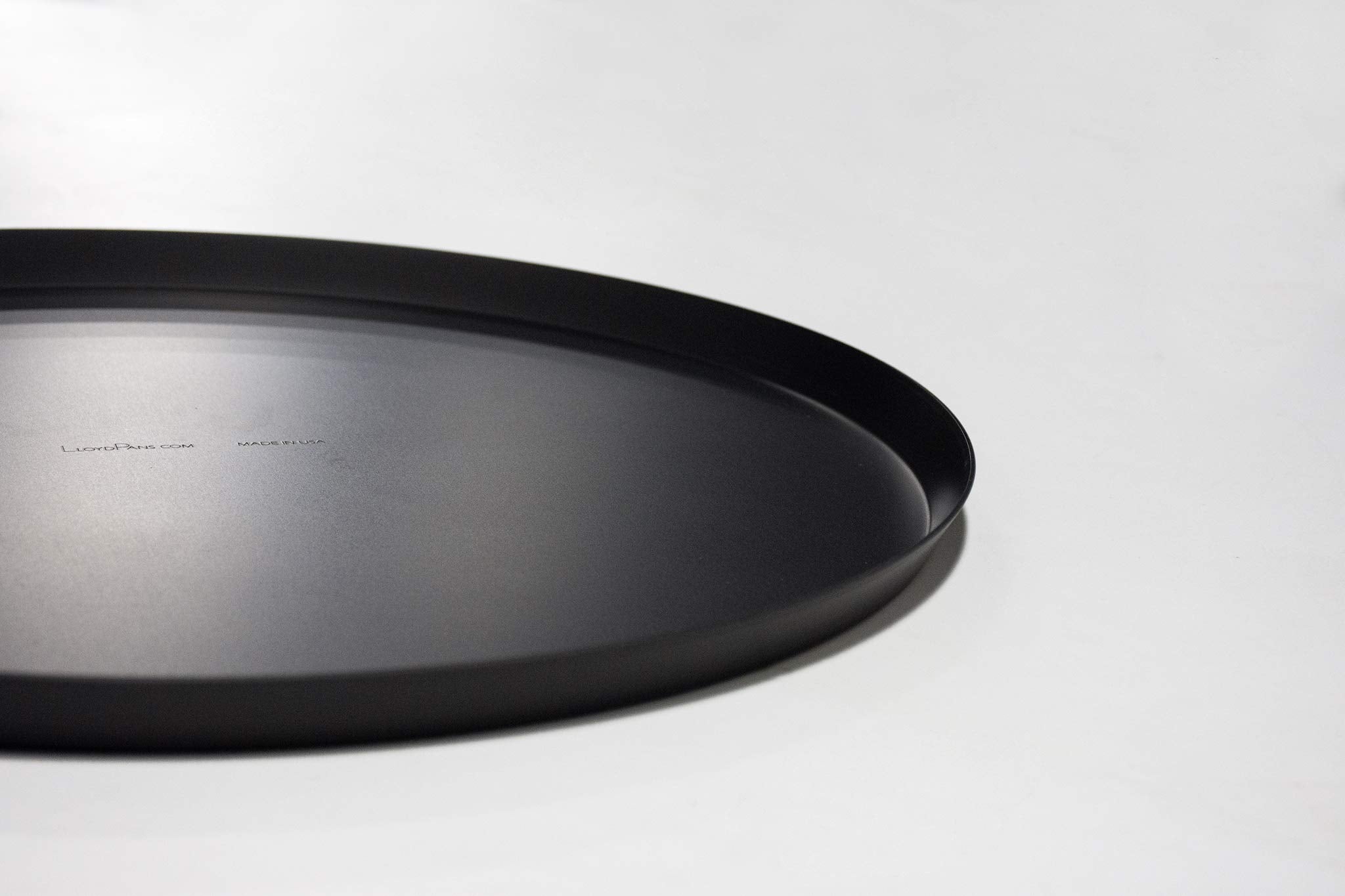 Lloyd Pans Pizza Cutter Pan 16 Inch, Dark Gray, Model H63N-16X0.75-PSTK