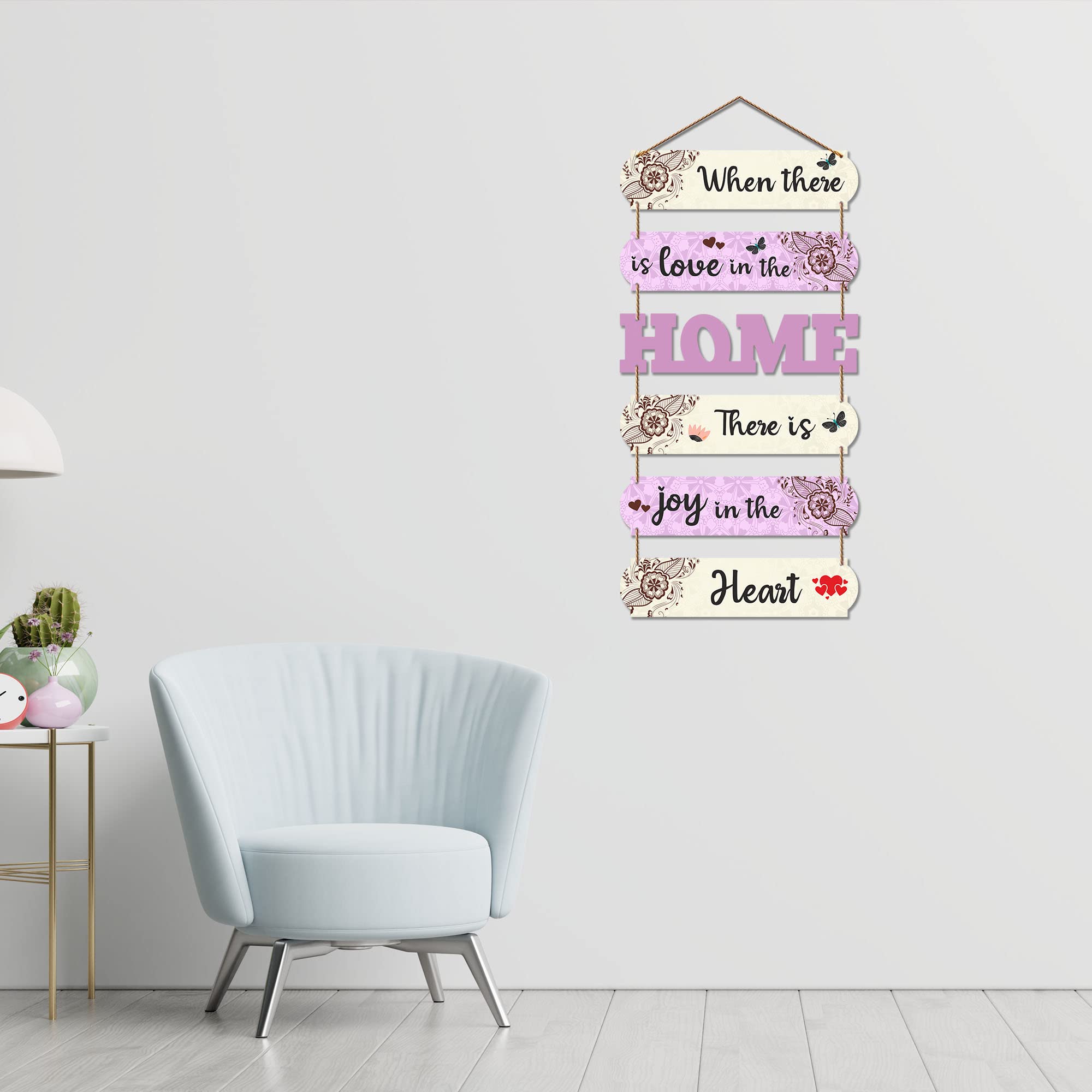 Artvibes Home Quote Decorative MDF Wooden Wall Hanging for Living Room | Bedroom | Gifts | Wall Hanger for Home Decoration | Mod