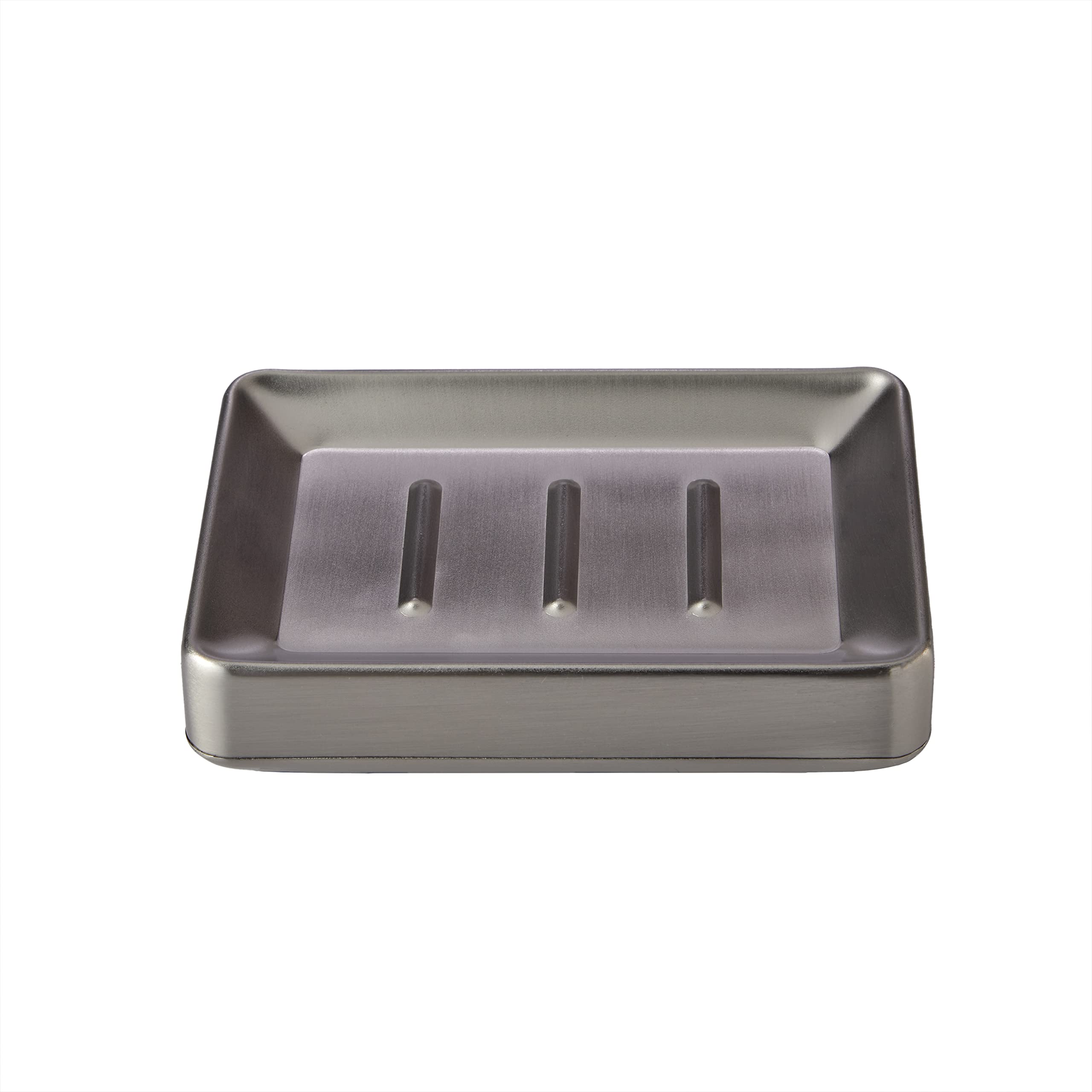 Skl Home By Saturday Knight Ltd. Roche Soap Dish, Stainless Steel , 1.24X3.76X5.2