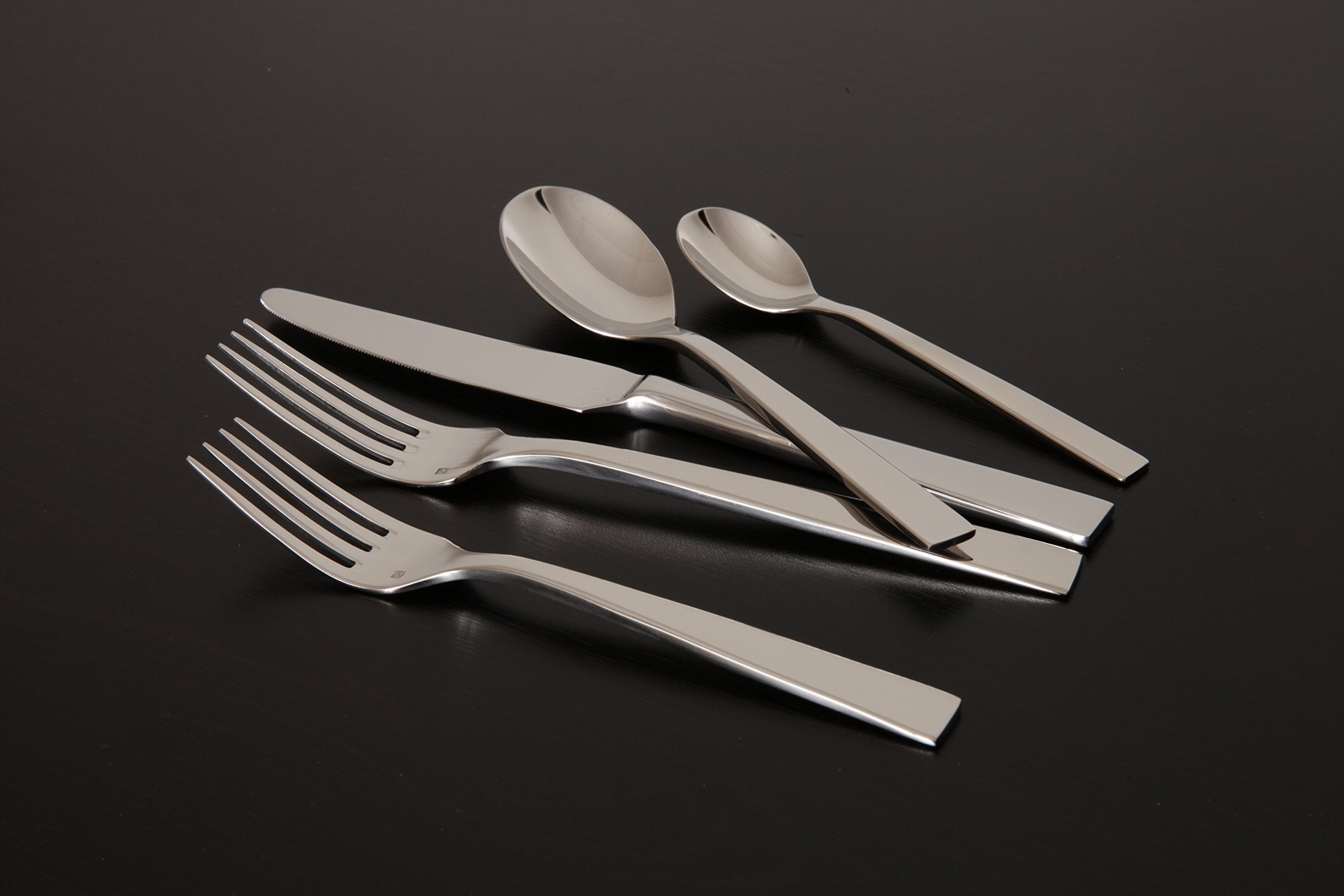 Fortessa Spada 18/10 Stainless Steel Flatware 20 Piece Place Setting, Service For 4