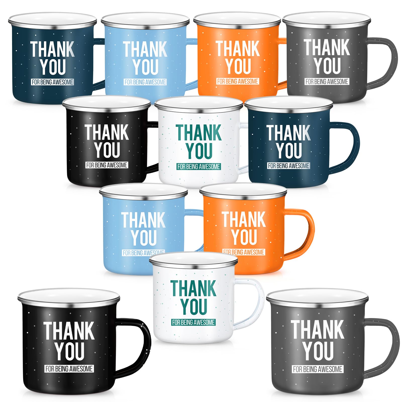 Sieral 12 Pcs Employee Appreciation Gift for Coworkers, Bulk Employee Thank You Gifts, Office Appreciation Gifts 12 oz Coworker 