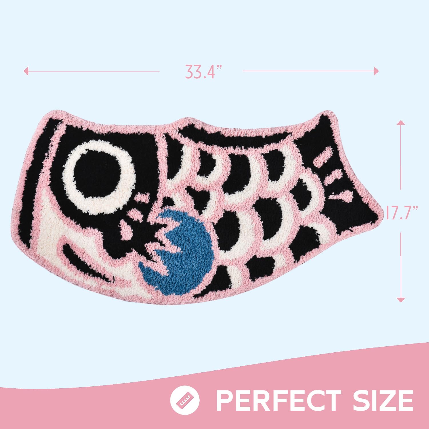 Cute Fish Bath Rug Mat Soft Non-Slip Bathroom Rug Japanese Style Koi Flag Floor Carpet For Shower Room, Water Absorbent Indoor M