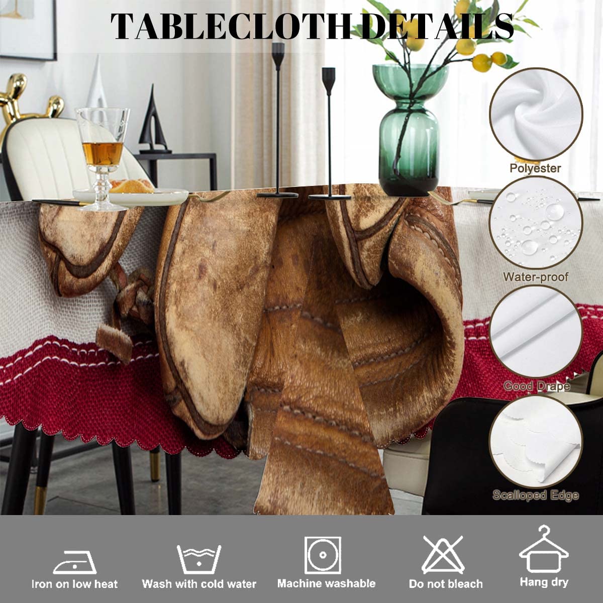 Swono Spider Web Table Cover Halloween Spiderwebs Black White 50X72 Inch Table Cloth For Rectangle Tables Buffet Parties Coffee