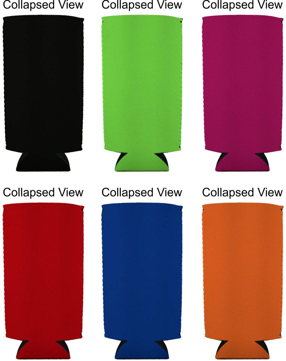 Blank Neoprene 24 Oz. Can Coolie (Variety Color 6 Pack)