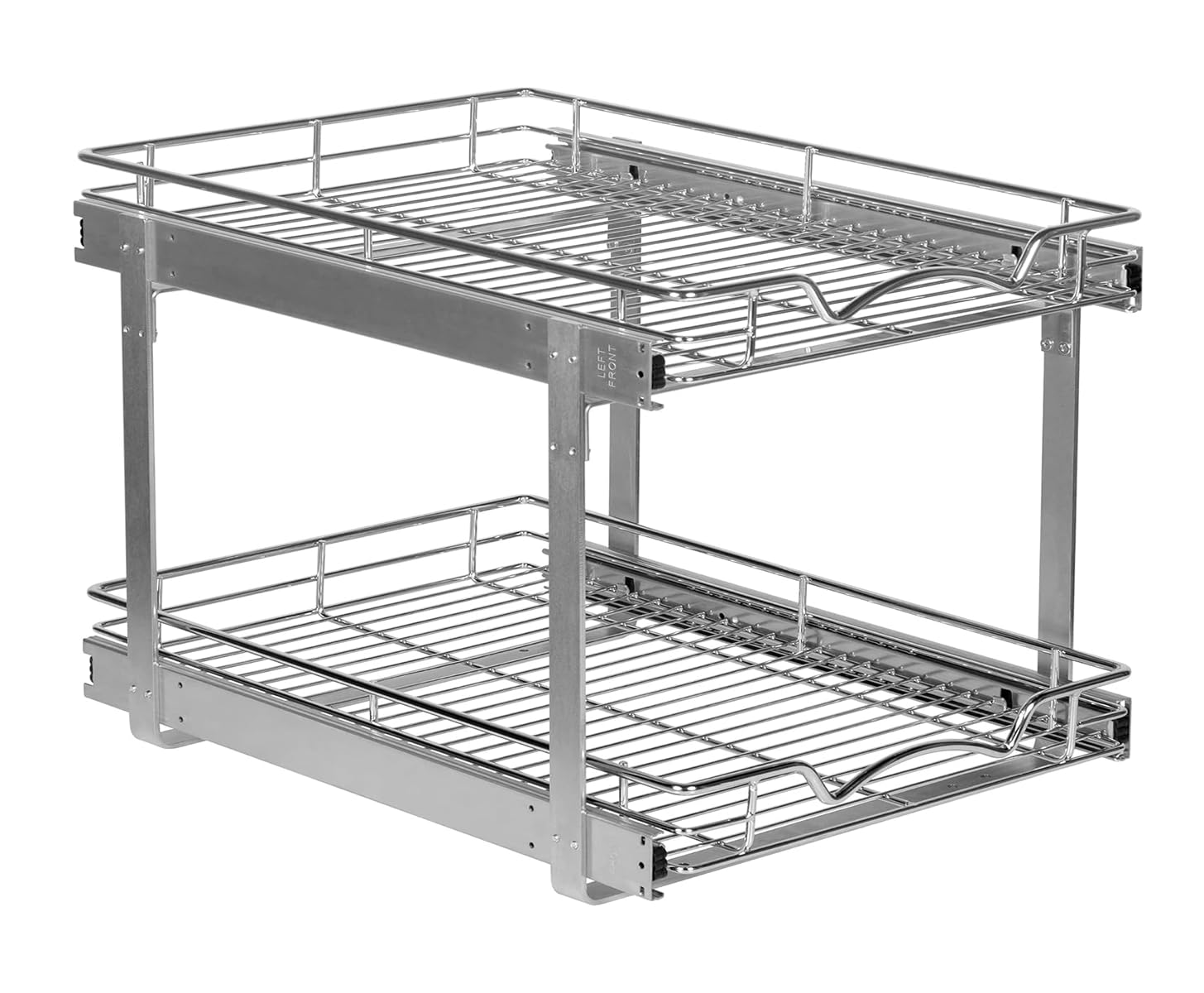 2Tier PullOut Cabinet Organizer for Kitchen, 20 W x 21D x 16.5 H