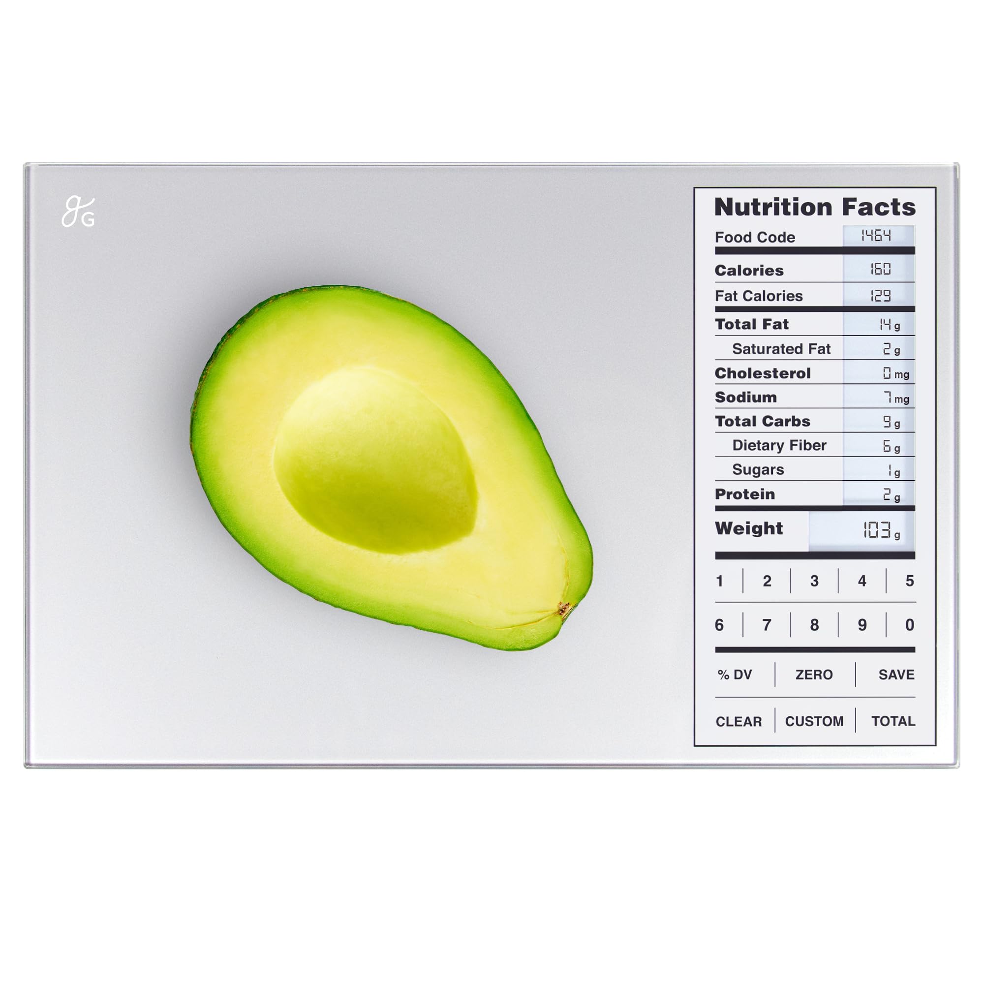Greater Goods Nutrition Food Scale, Perfect For Weighing Nutritional Meals, Calculating Food Facts, And Portioning Snacks, Desig