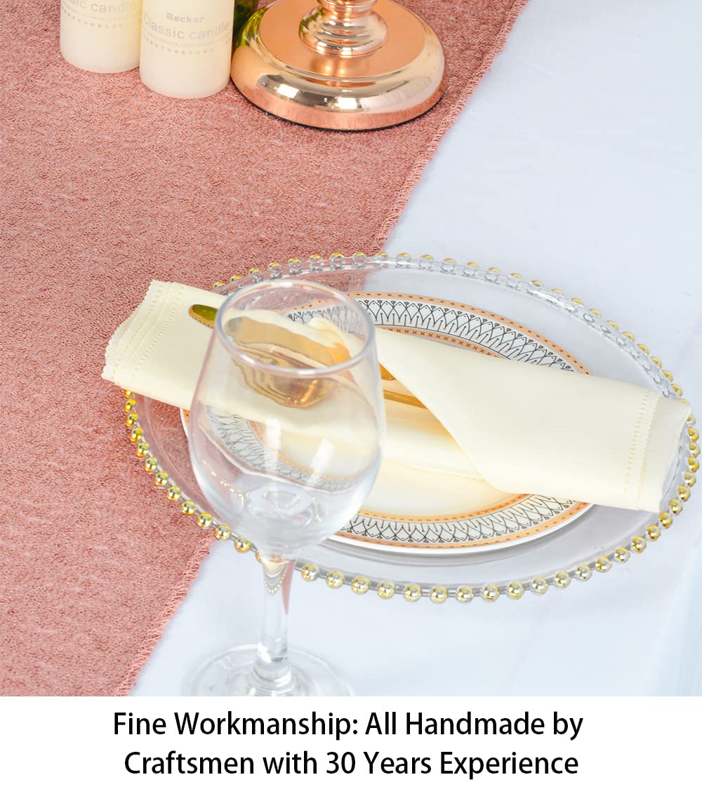 Shidianyi 12''X72'' Blush Sequin Table Runner Sparkly Metallic Sequins Runners For Wedding Party Dinner Reception Pink Baby Show