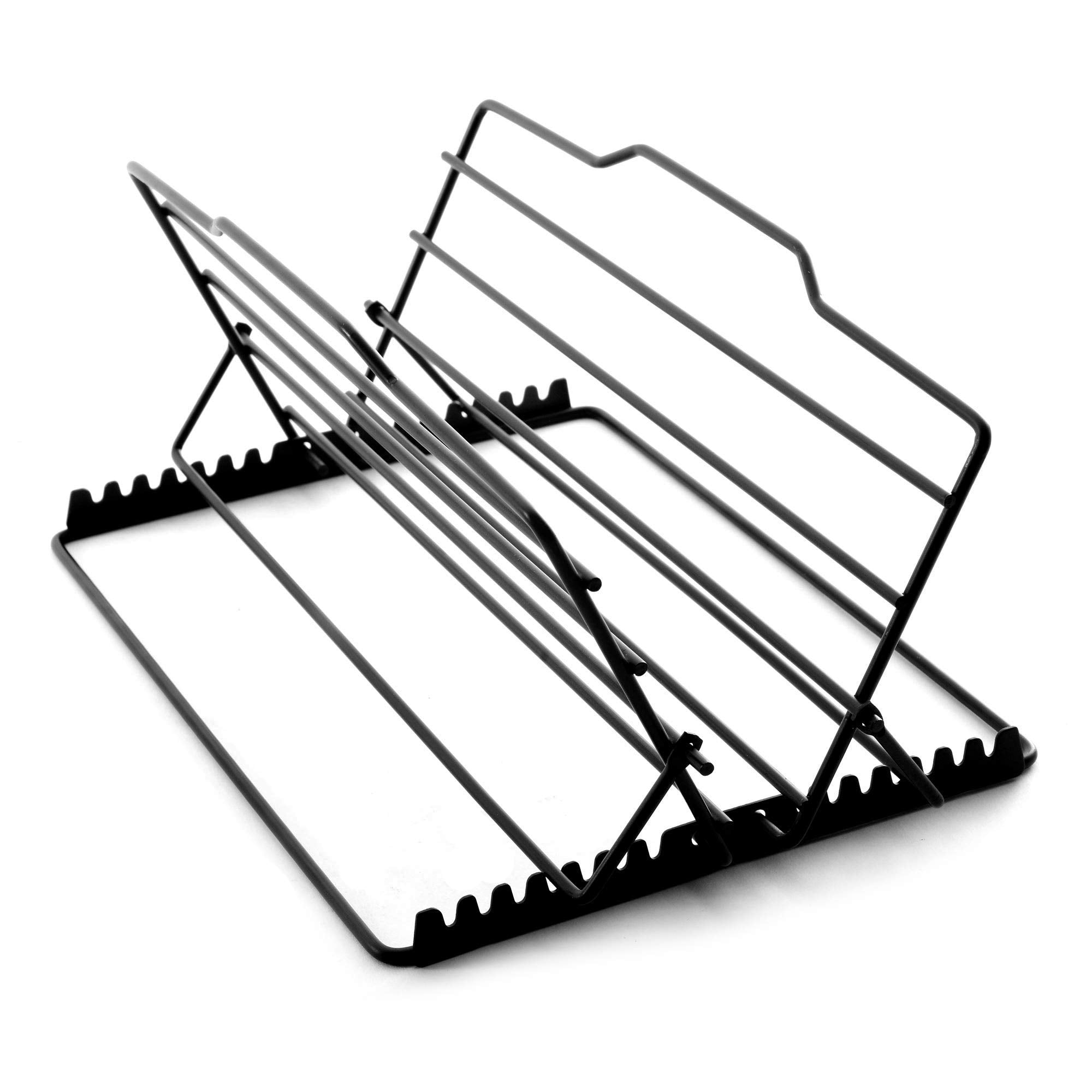 Norpro Nonstick Adjustable Roasting Rack Heavy Duty | Adjust To 7 Positions | 2-Count