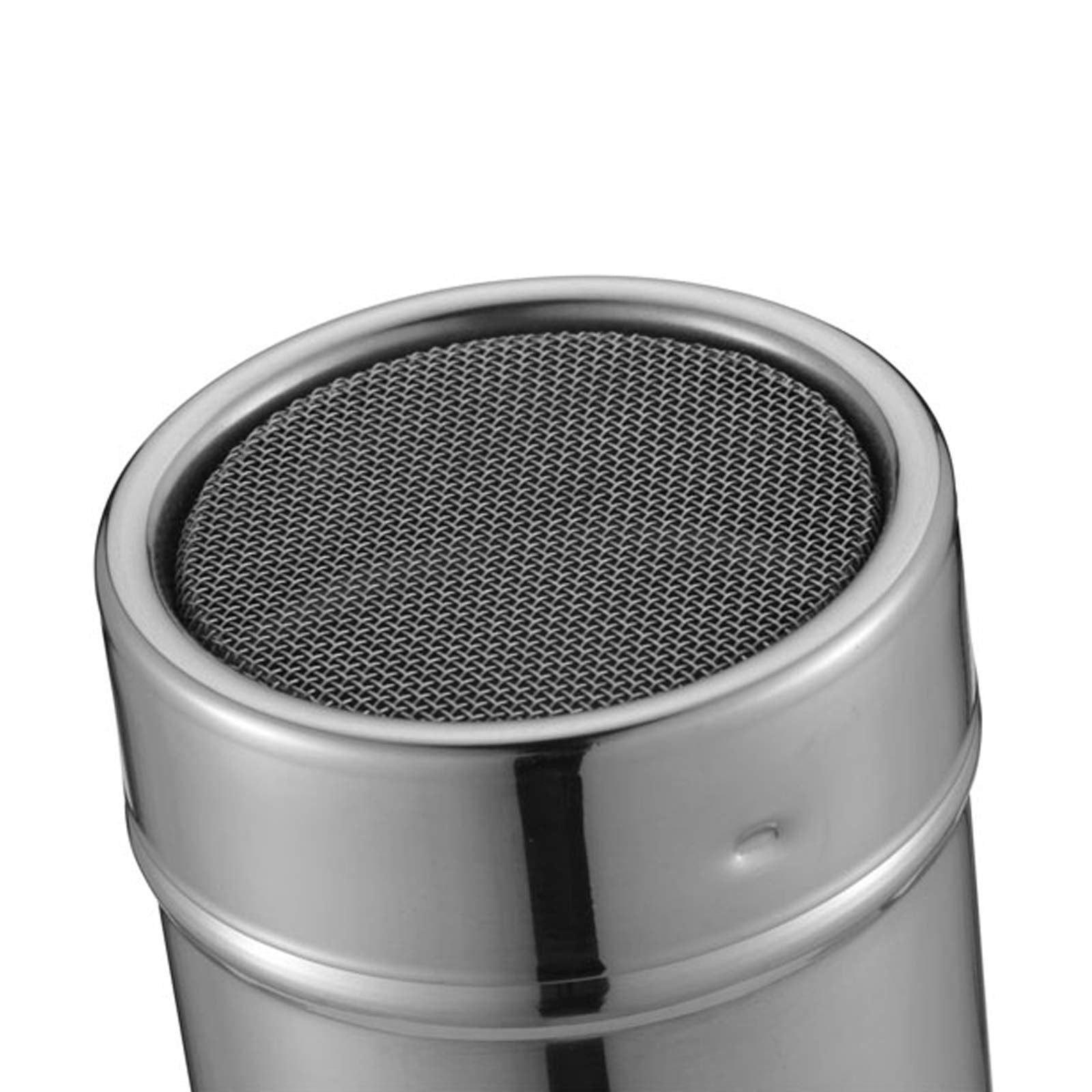 Powder Sugar Shaker With Lid For Kitchen Baking Cooking, Stainless Steel Fine Mesh Shaker Cinnamon Lcing Sugar Powder Cocoa Flou