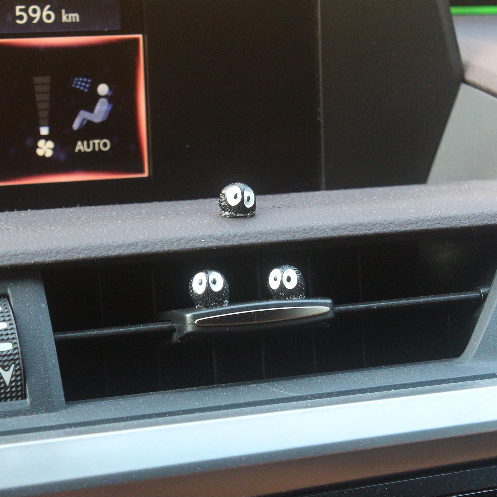 Mevodeata 20 Pcs Cute Soot Sprite Car Decor Rearview Mirror Accessories - Cute Decor for Car Home and Office Gifts