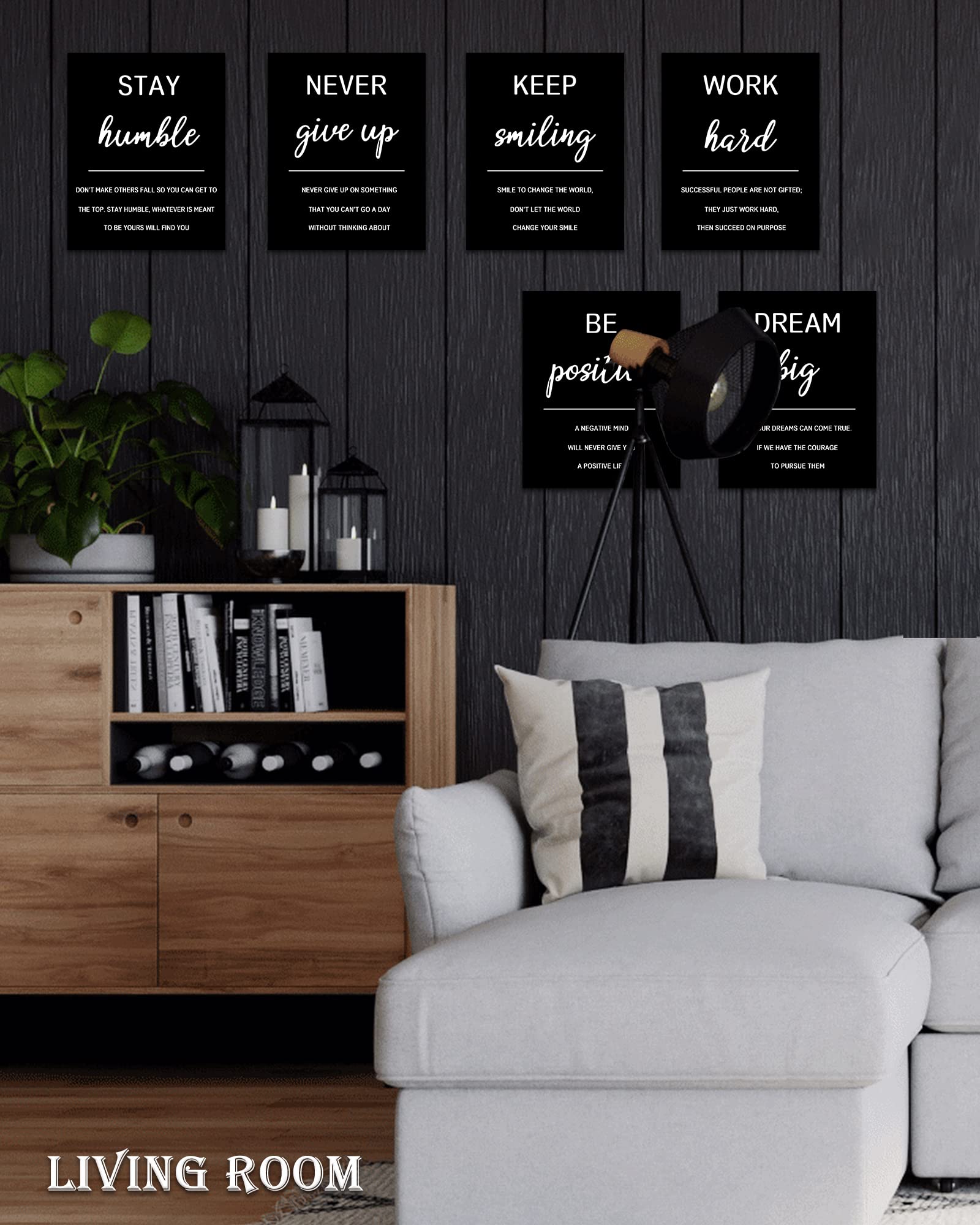 ???????????? Inspirational Office ???????????? Wall Art Motivational Wall Decor Quotes Wall Art For Living Room Encouraging Canv