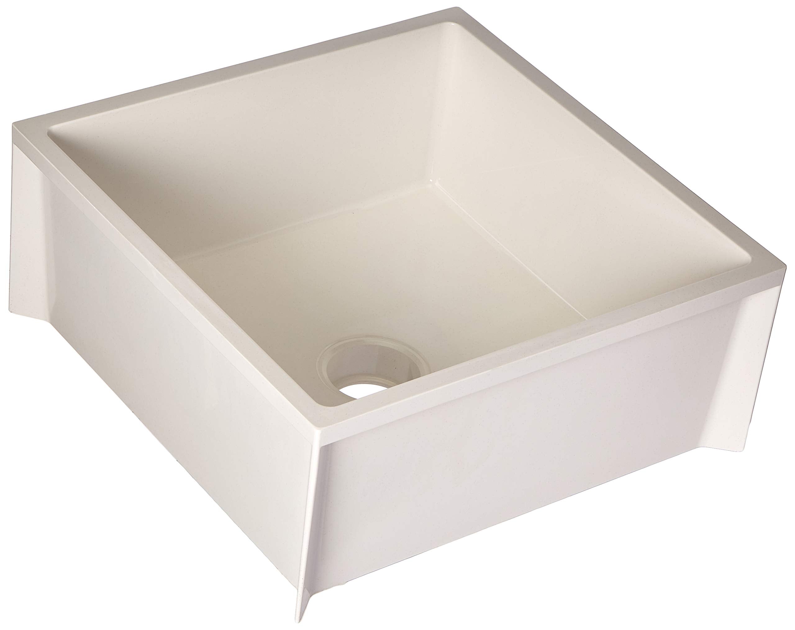 Mop Sink, White, Durastone(R) Material