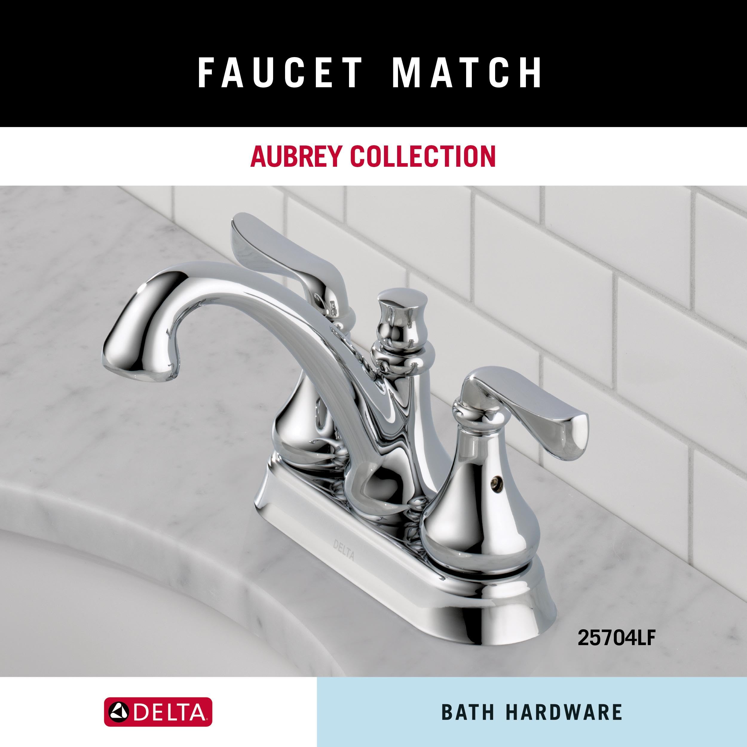 Delta Faucet Aub50-Pc Aubrey Toilet Paper Holder, Chrome