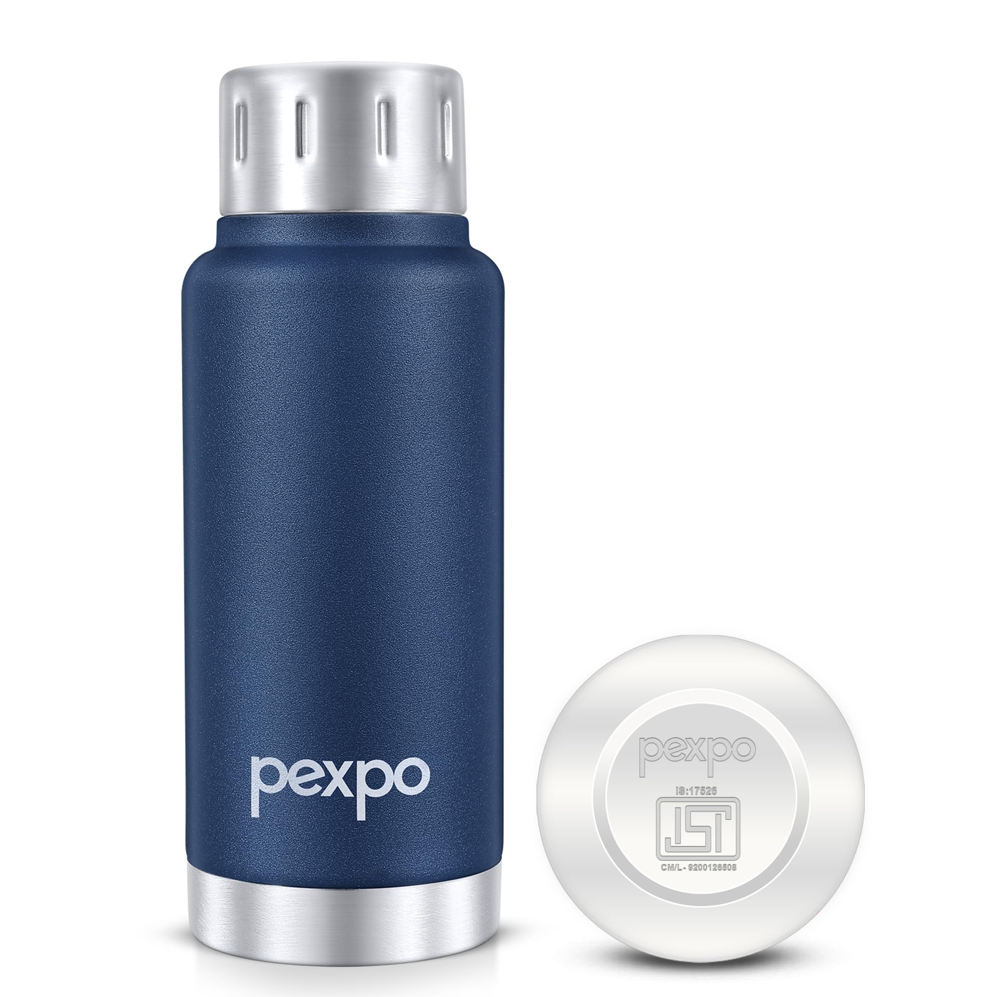 Pexpo Cameo Pro Isi Certified Stainless Steel Vacuum Insulated Flask - 300Ml | Double Wall Hot & Cold Upto 5-6 Hours | Office, S