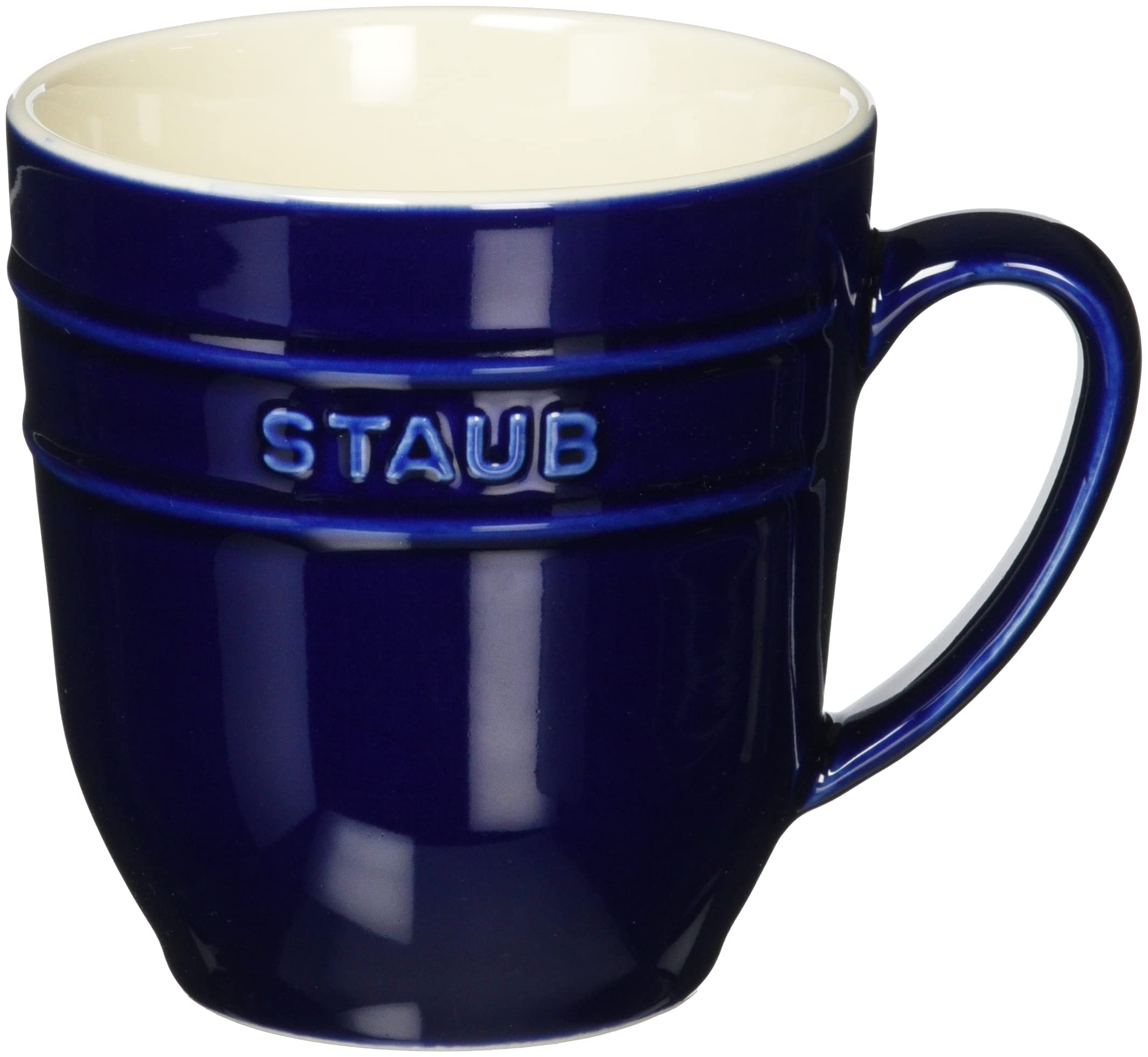 Staub 40508566 Mug, Blue, 11.8 fl oz (350 ml), Ceramic, Microwave Safe