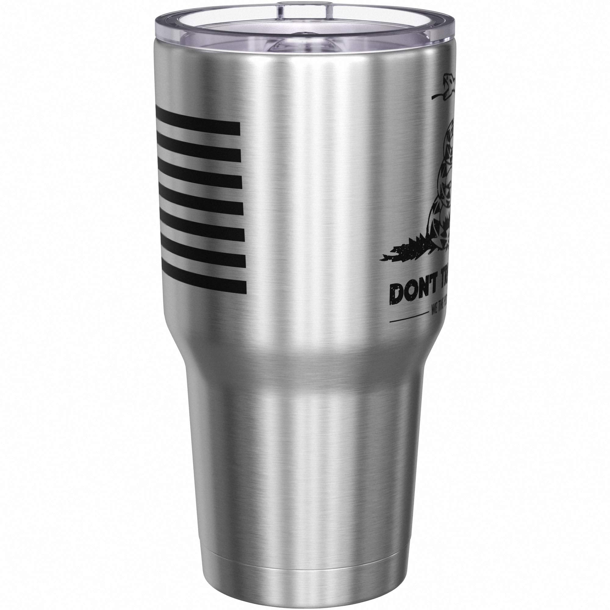 We The People Holsters - Gadsden Flag - Dont Tread On Me - Snake Tumbler - American Flag Coffee Travel Mug - American Made Trave