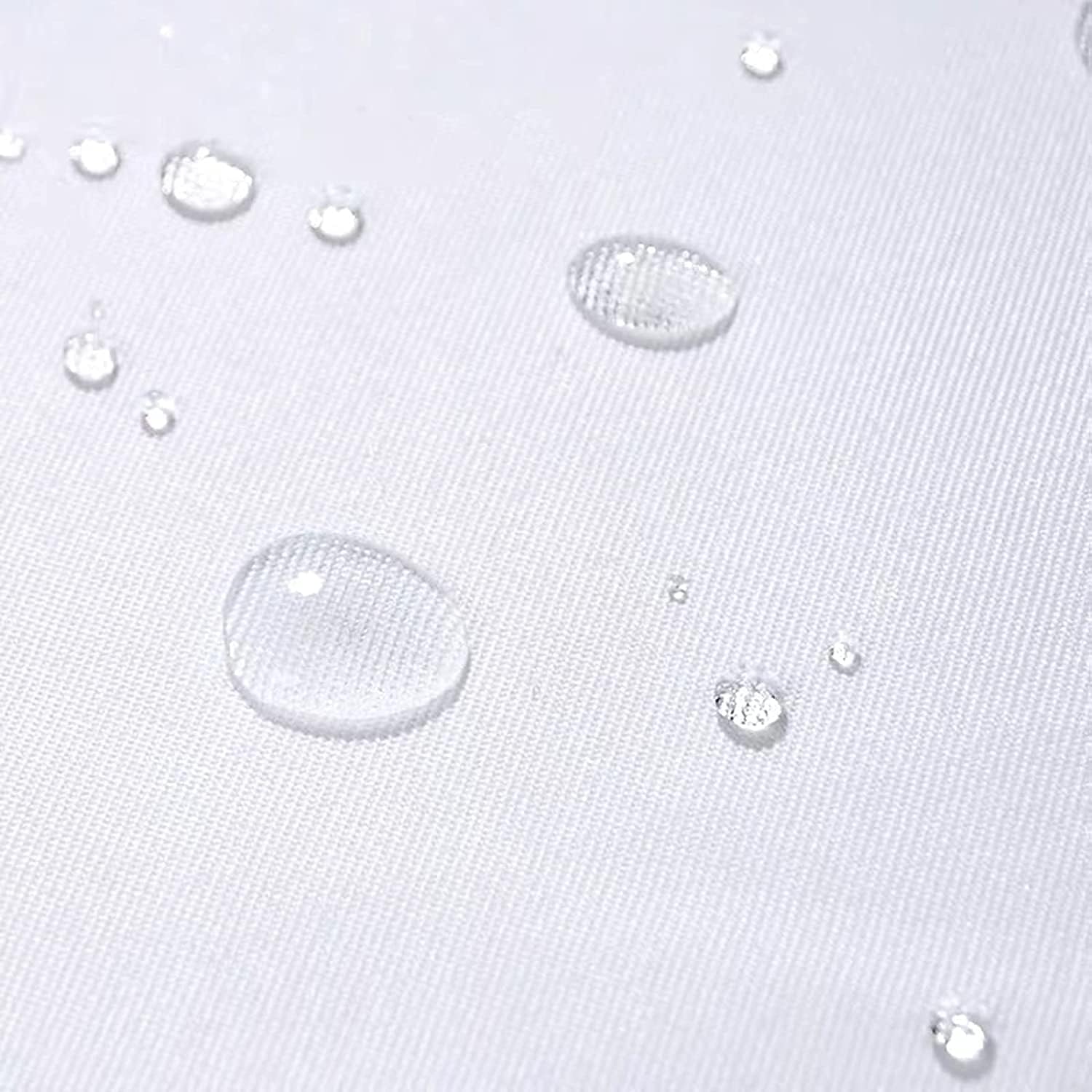 Beige Shower Curtain White Striped Tassel Shower Curtains For Bathroom Neutral Shower Curtain Set With Hooks, Water Repellent, W