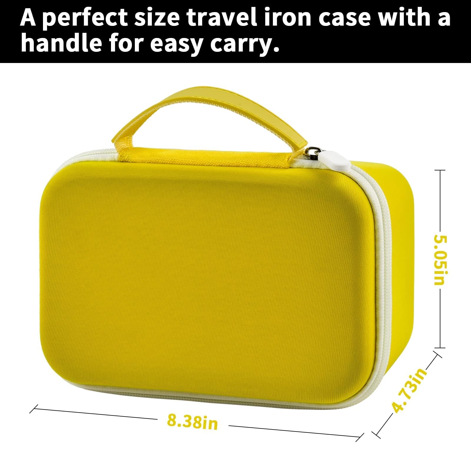 Gwcase Case Compatible With Oliso M2 Pro Mini Project Iron. Travel Irons Carrying Organizer Holder With Mesh Pocket Fits For Sol