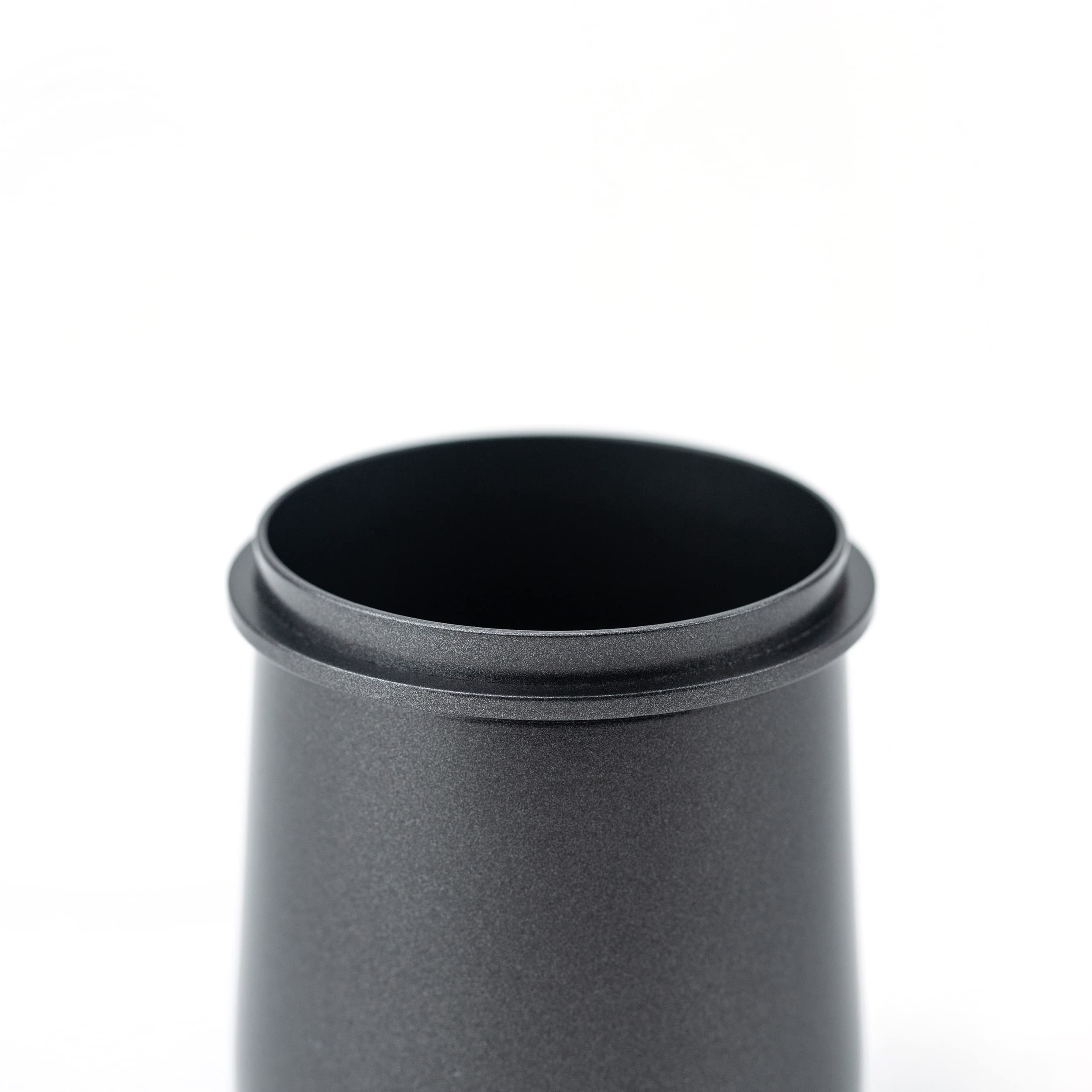 Black 58Mm Dosing Cup | White | 100% Stainless Steel | Espresso Coffee Dosing Cup | Crema Coffee Products