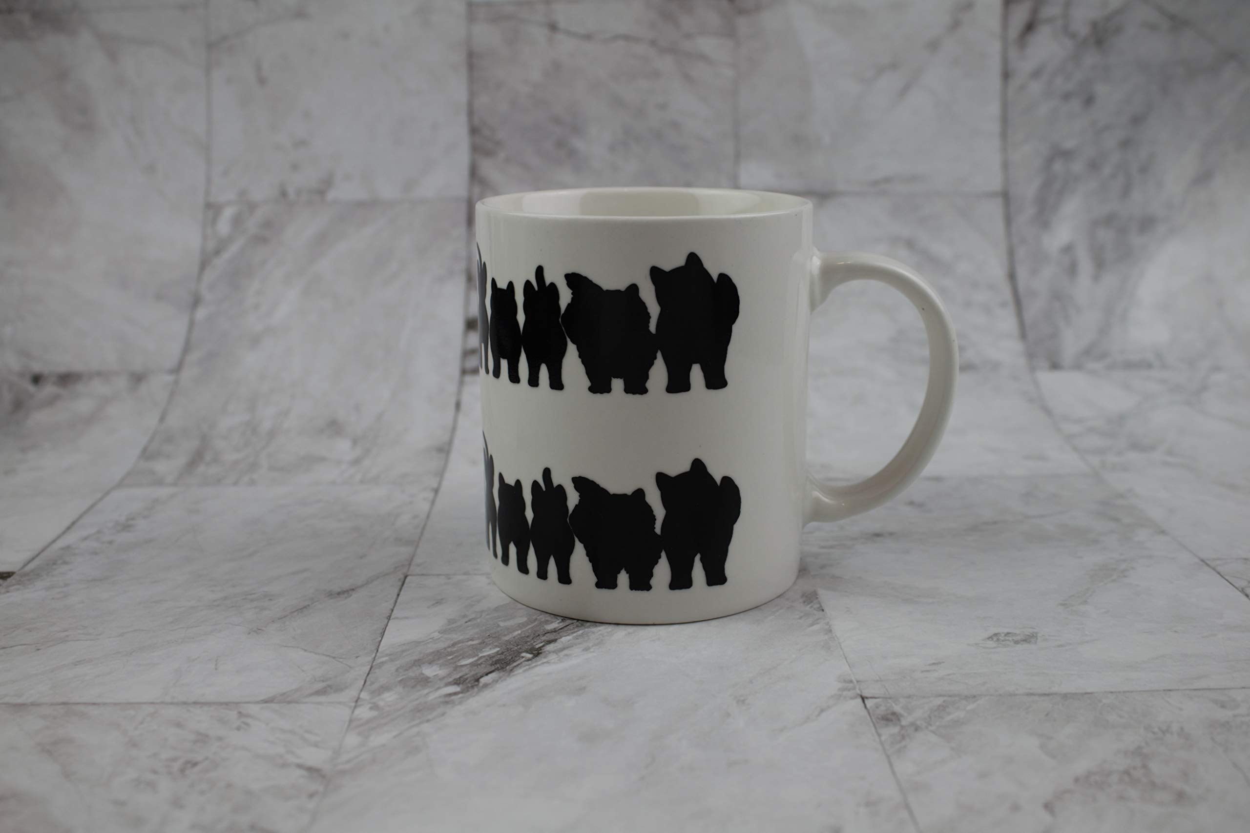 Sunkiss Unlimited Ceramic Coffee Mug - Color Changing, Cheeky Cats Design