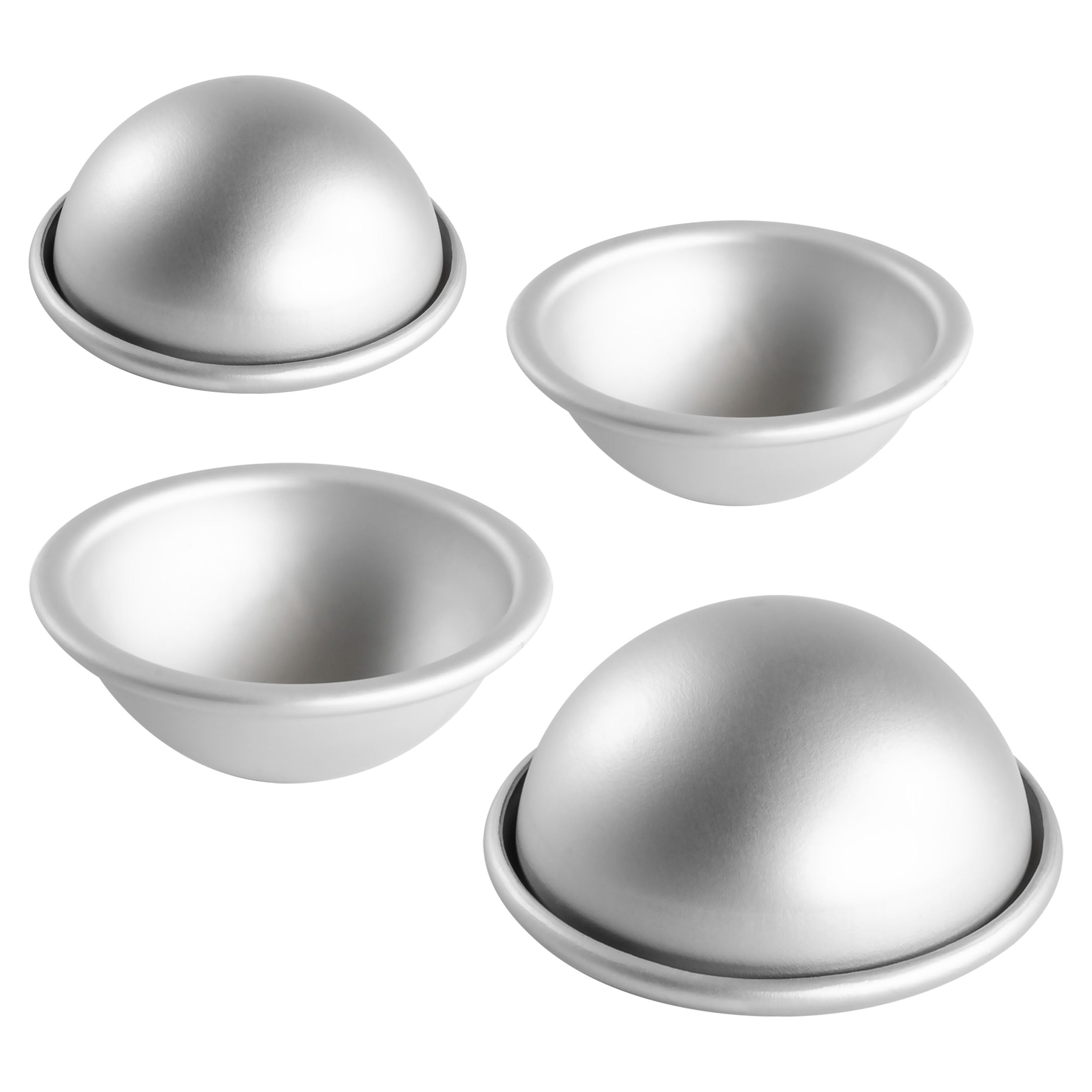 Fat Daddios Pha-35Pk Anodized Aluminum Hemisphere Pan, 35 X 175 Inch, Set Of 4