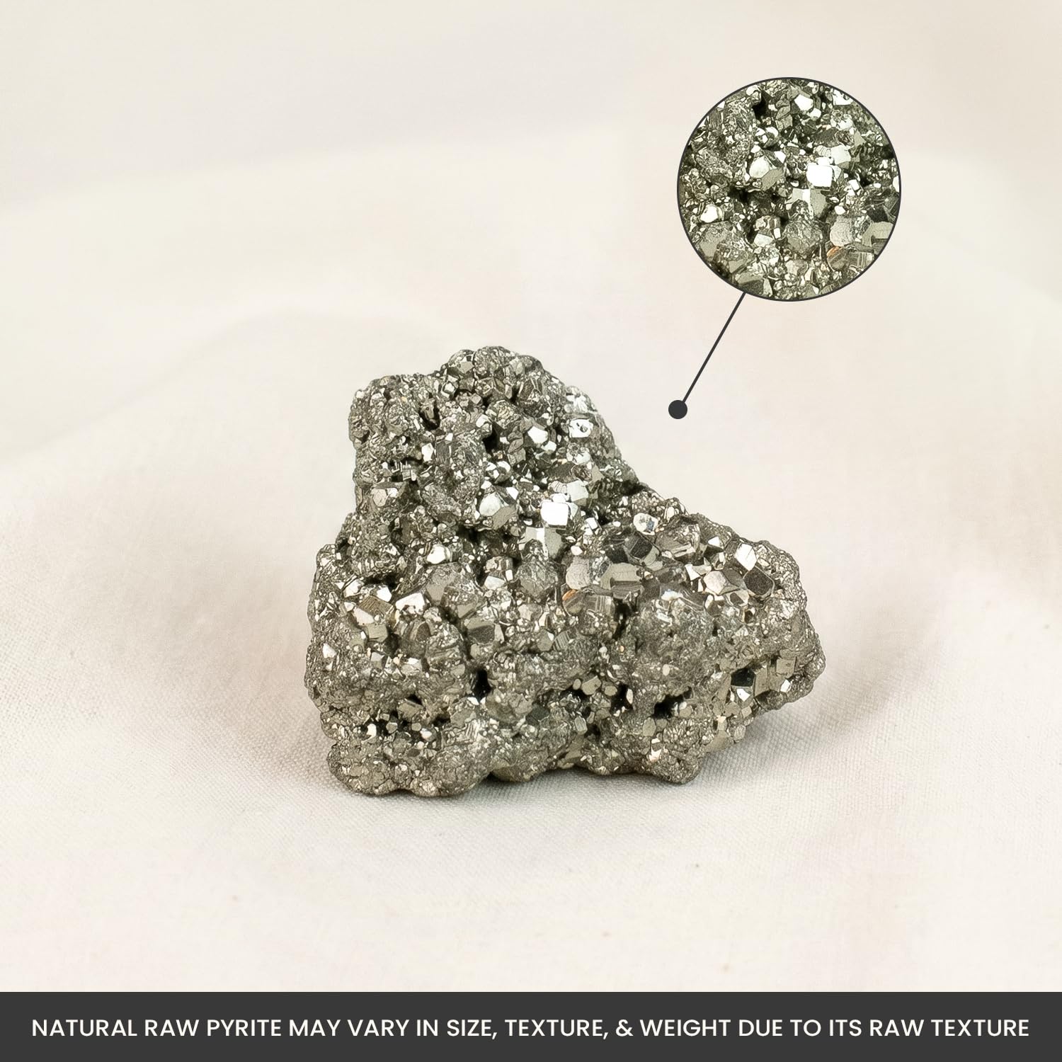 Astrotalk Raw Pyrite Stone Original | 100% Natural Pyrite Stone for Wealth & Prosperity | Energized by Top Astrologers | Financial Growth, Confidence & Success | Vastu Items for Home (50–75g)