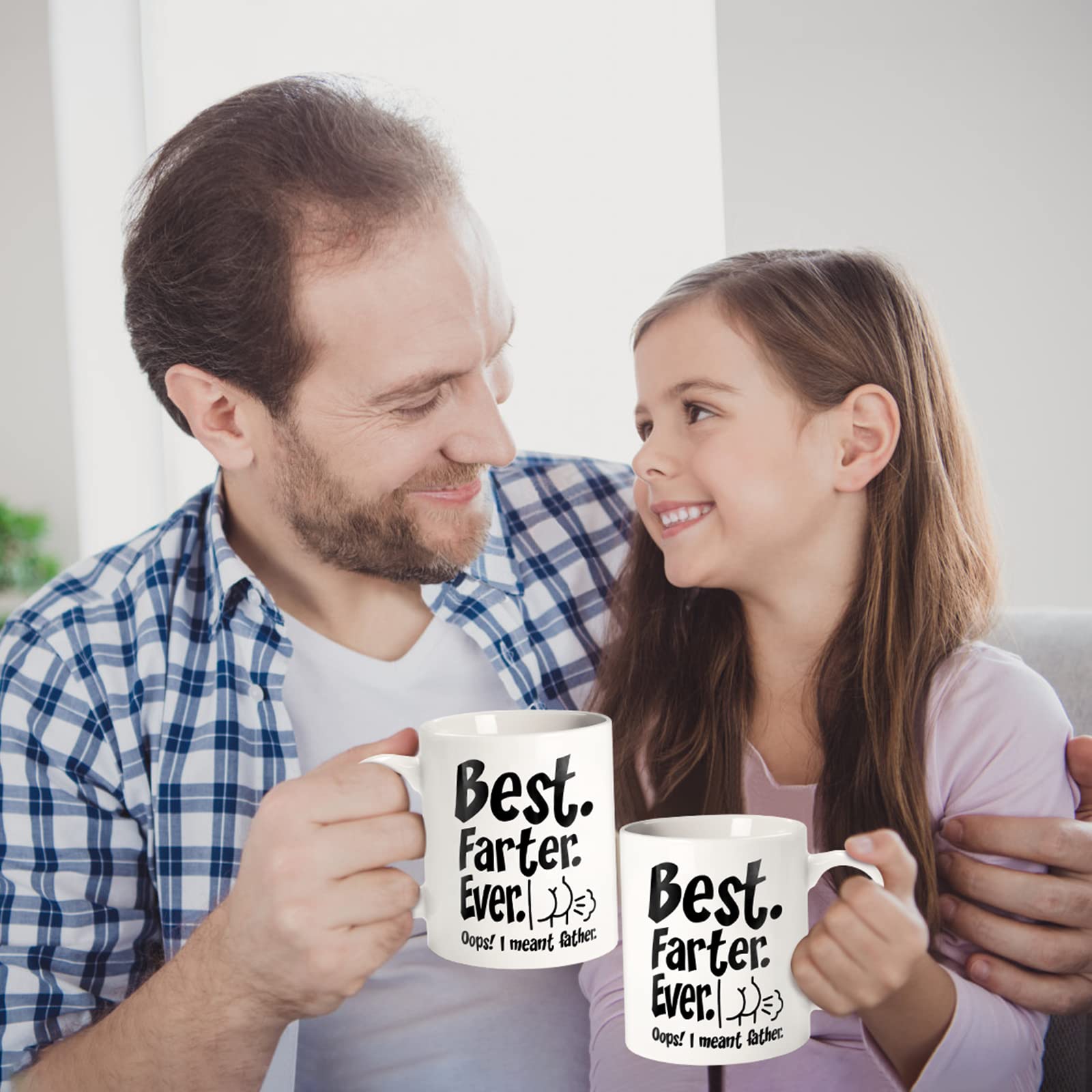 Fathers Day Funny Gifts For Dad Husband Him From Daughter Son Kids Wife - 11 Oz Ceramic Coffee Mug - Stocking Stuffers For Chris