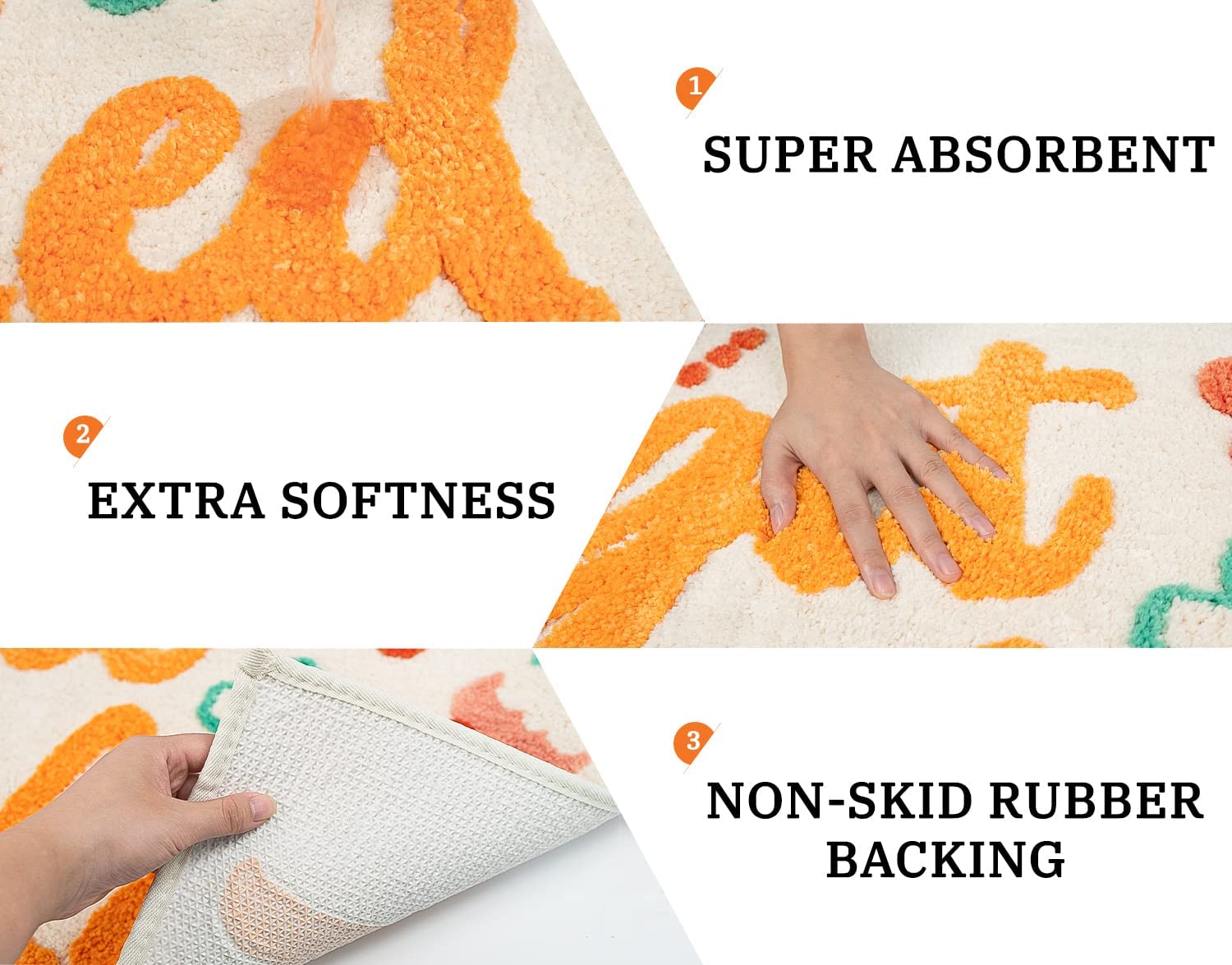 Uioiu Get Naked Bath Mat, Pink, Funny Cute For Bathroom Decor Soft Microfiber Rug Non-Slip Machine Washable 31 X 20 Inch