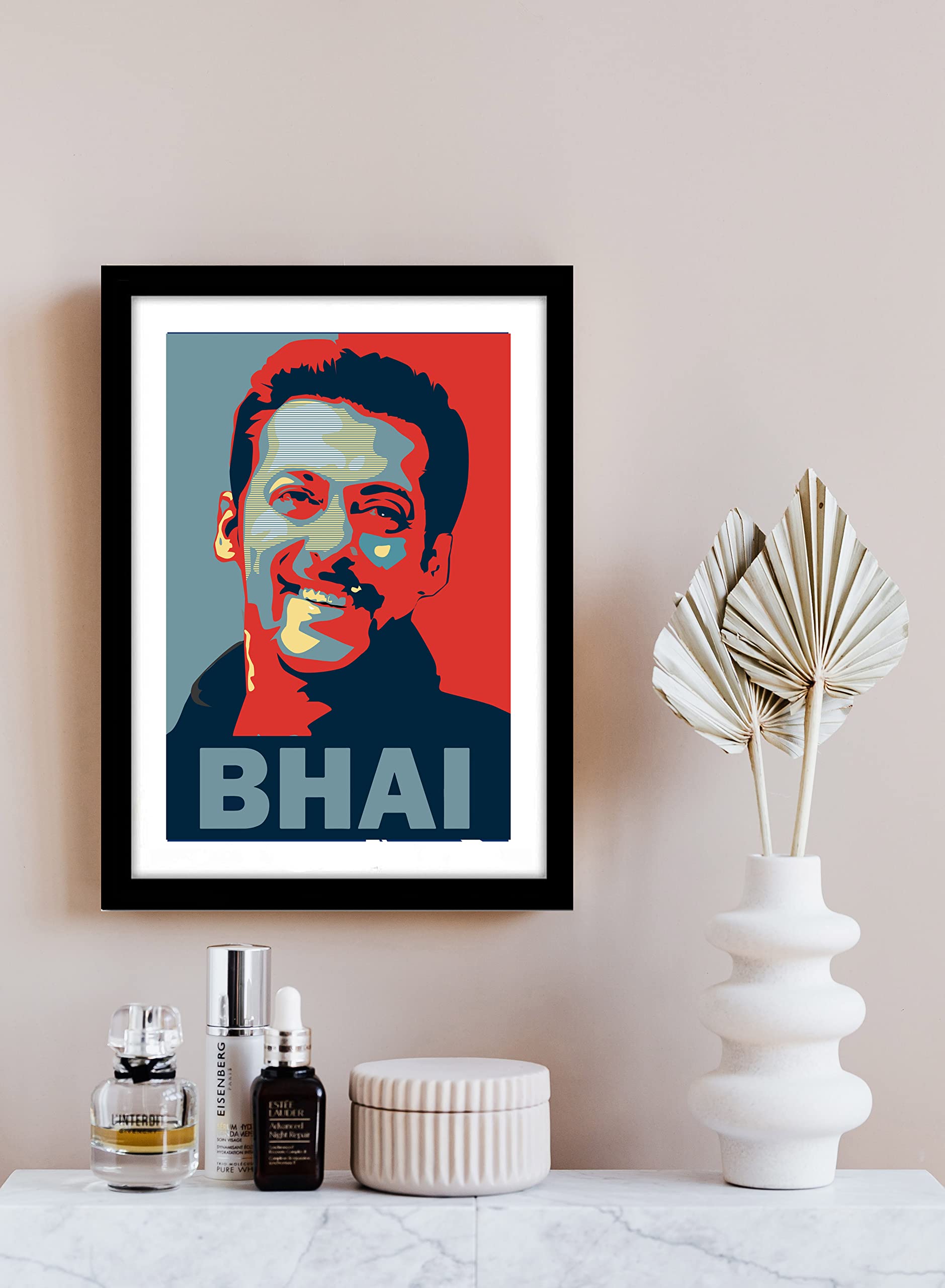 Good Hope - Bollywood Posrer Salman Khan Bhai Bollywood Superstar Framed Poster For Room & Office (10 Inch X 13 Inch, Framed)